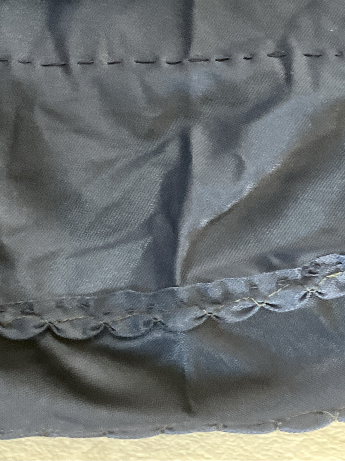 Half Slip Vintage Lingerie Nylon American Maid Skirt Liner 60s Navy Blue Medium