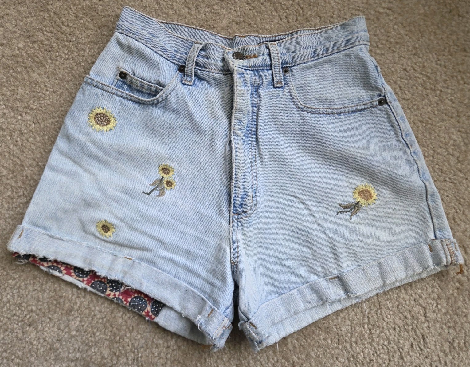 Vintage 90s Jean Festival Shorts – Nuovo Jeanswear County Seat – Size 5/6