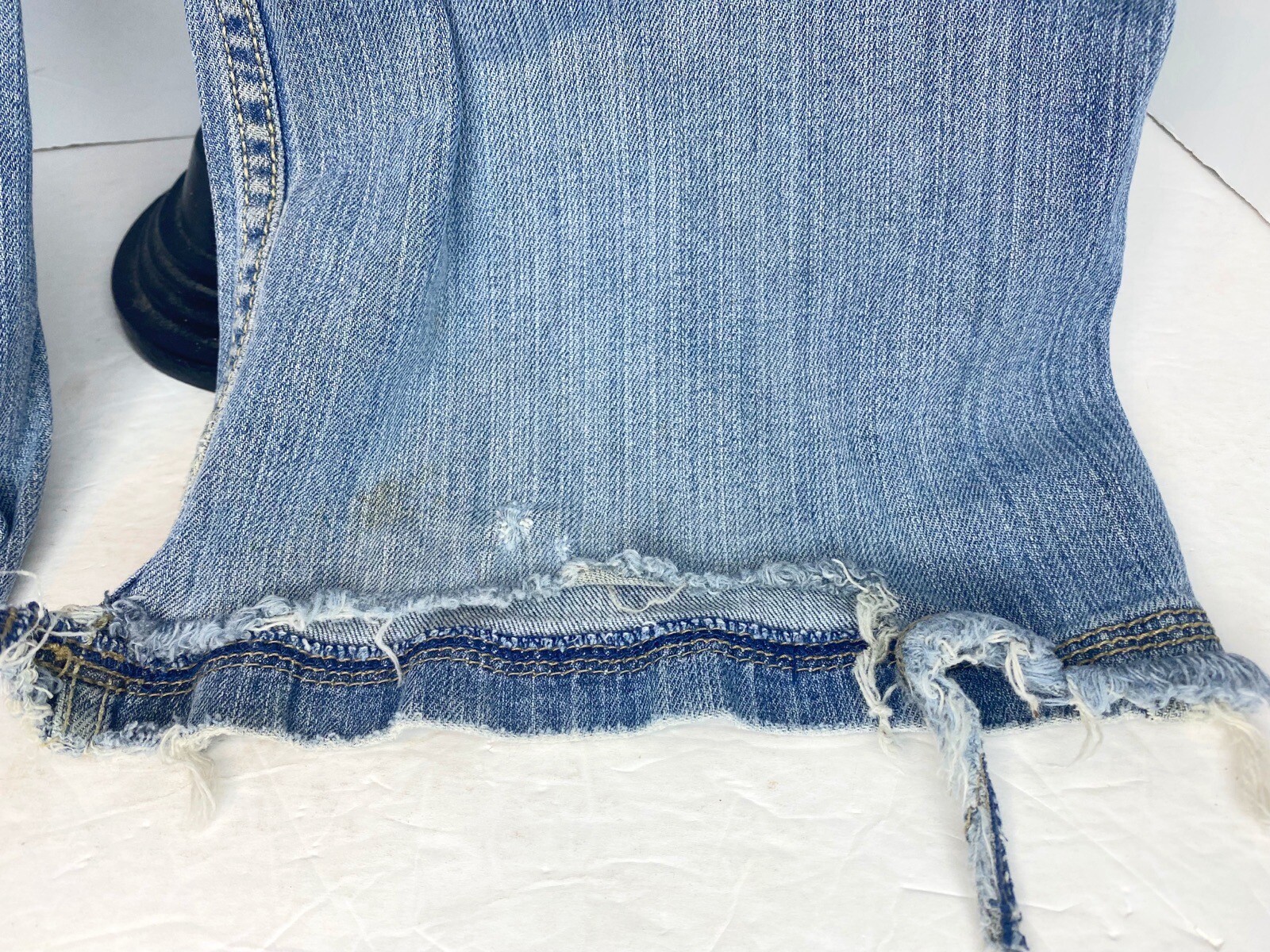 Vintage Lawman Jeans Women’s Size 11, Distressed Acid Wash Style