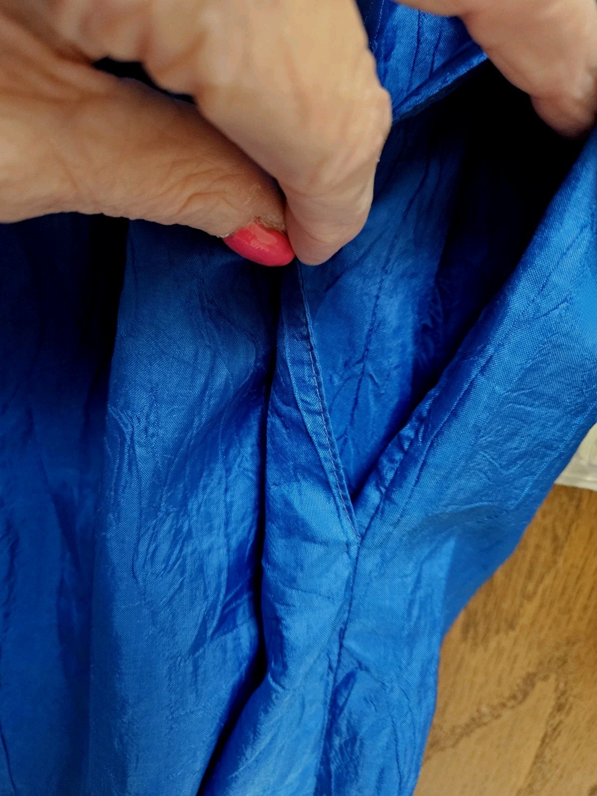 Rare Blue Vintage Electric Blue Jumpsuit Size 10 Elastic Waaistband