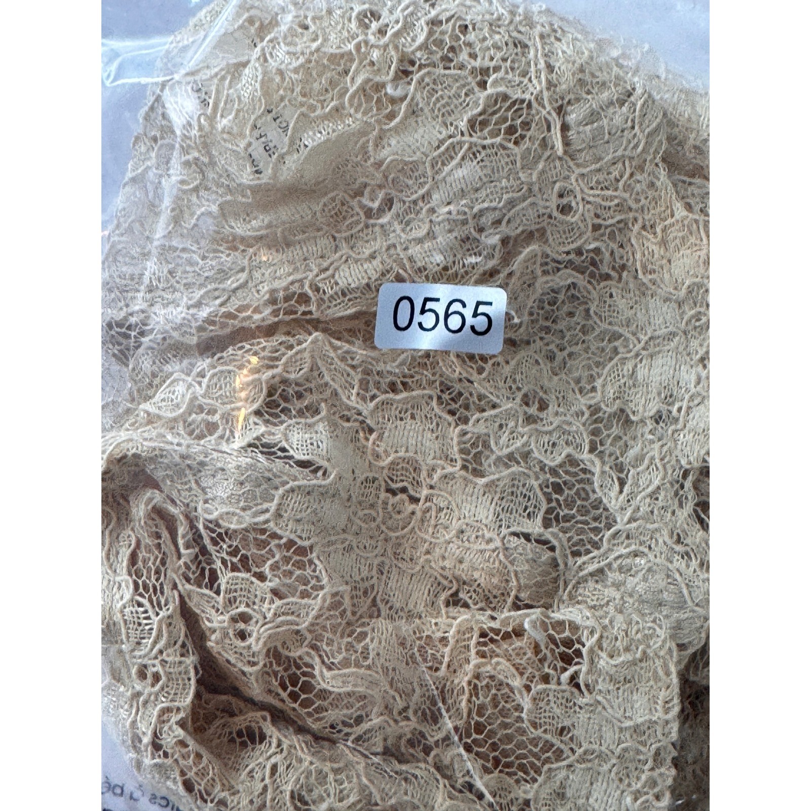 Unseen Nude Lace Bandeau Bralette XS Strapless Stretch Boho Festival