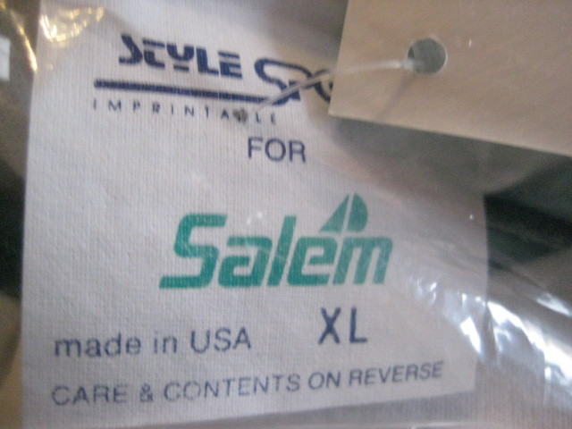 VTG.1990’s (USA) „SALEM MENTHOL CIGARETTES” Size XL Green-Trimmed T-Shirt (NIP)