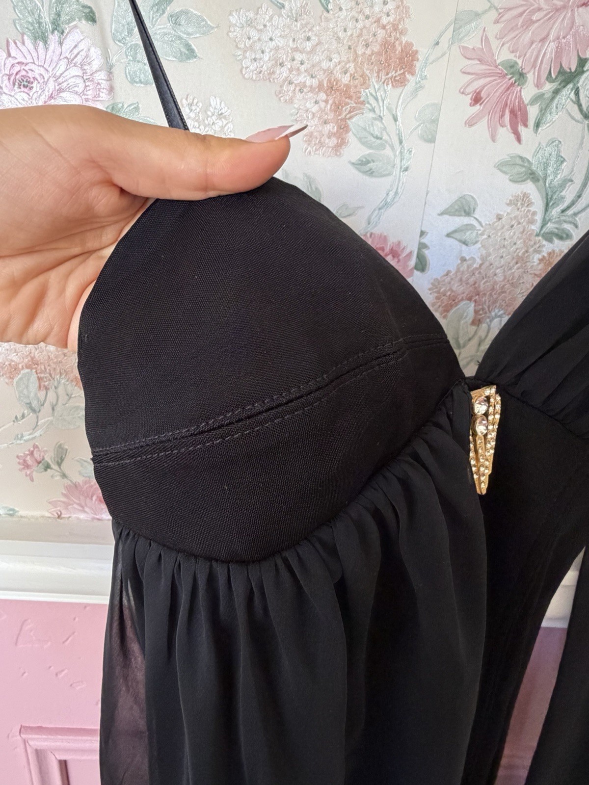 Vintage Elegant Black Dress