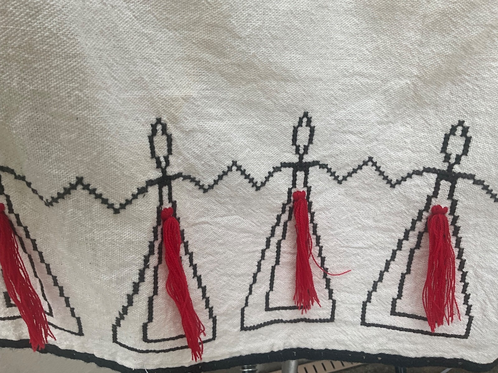 Vintage Embroidered Peasant Blouse