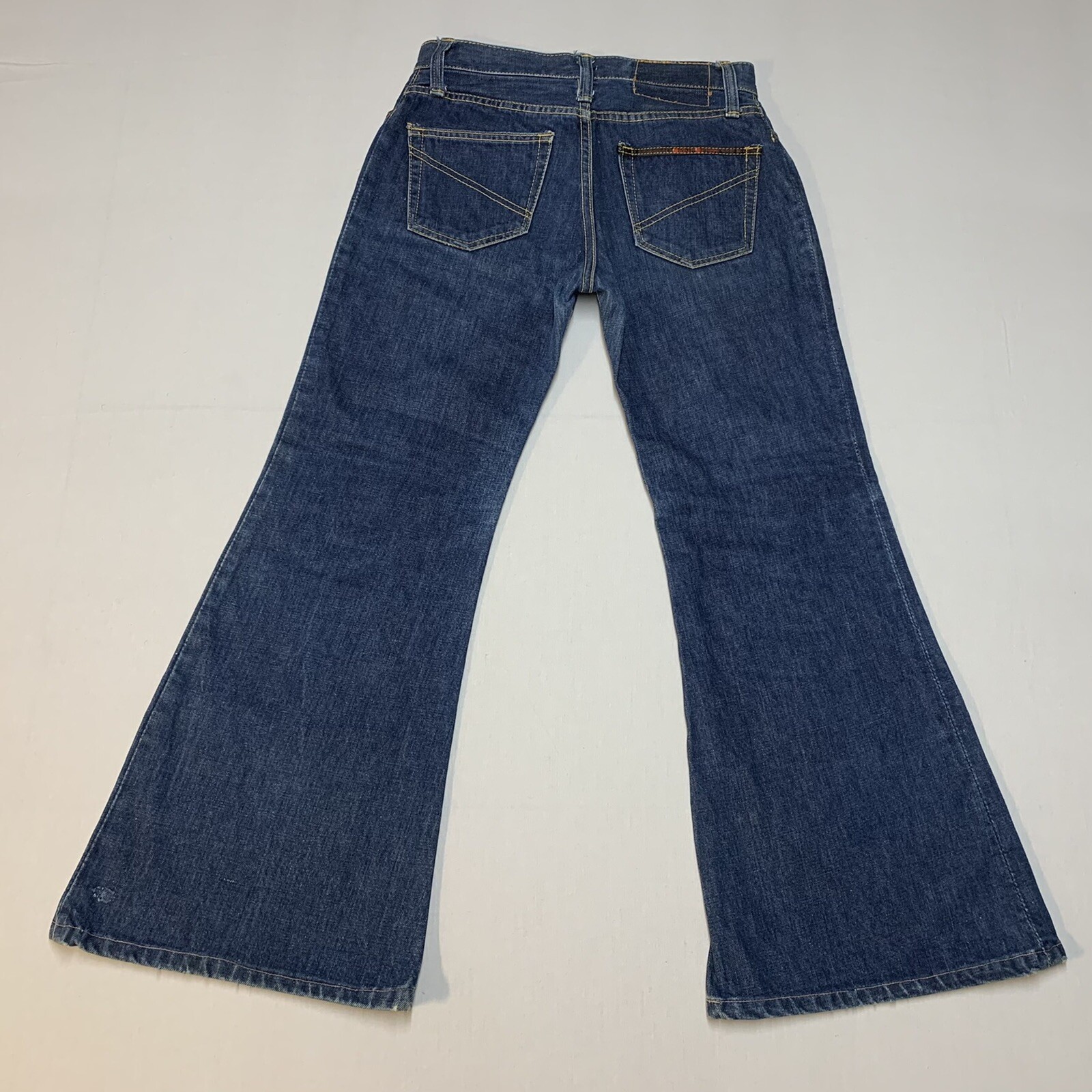 Vintage Japanese Cornpopper Woodstock Hippie Jeans Flare 29×26.5 EUC Denim Rare