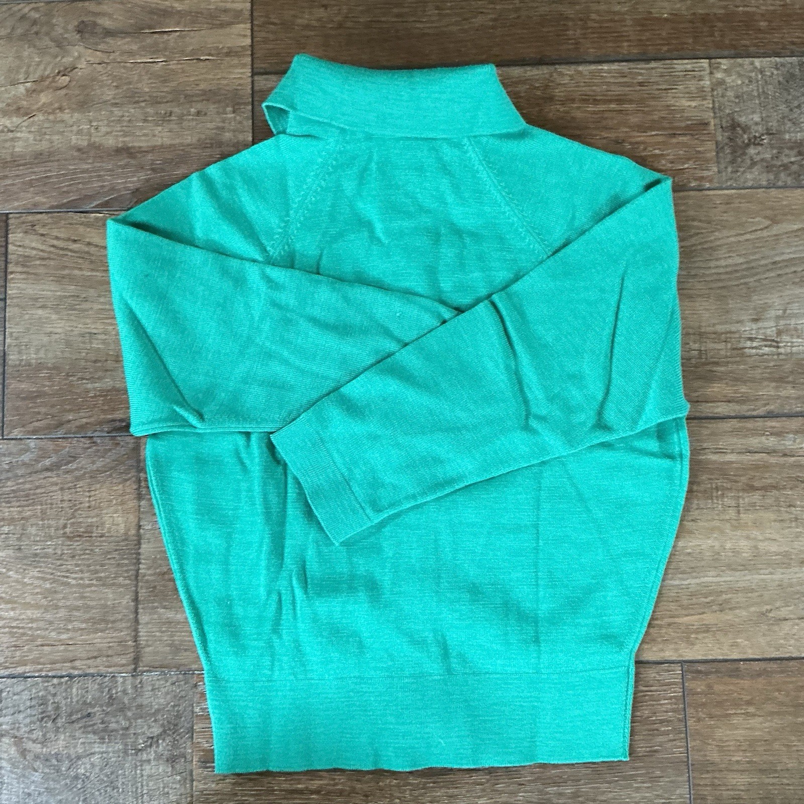 VTG Cyrano by Sebastian Wool 2-PC Set Green Sweater Skirt Women’s Size S #81013