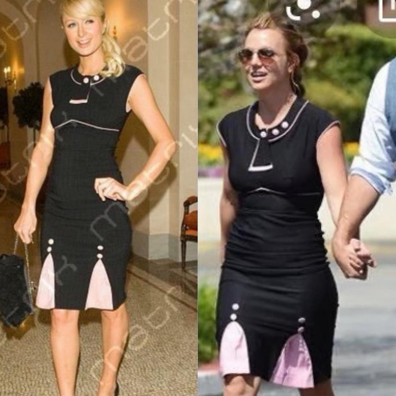 Vintage stop staring black&pink dress. As seen on Britney spears & Paris hilton