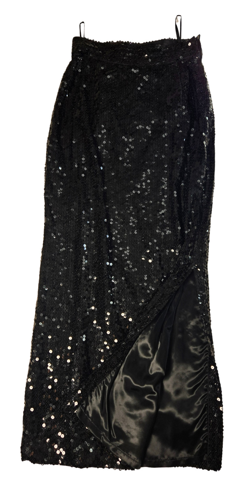 Vintage 1980s Louis Feraud Long Sequin Skirt w/Slit Made in West Germany – SZ 36
