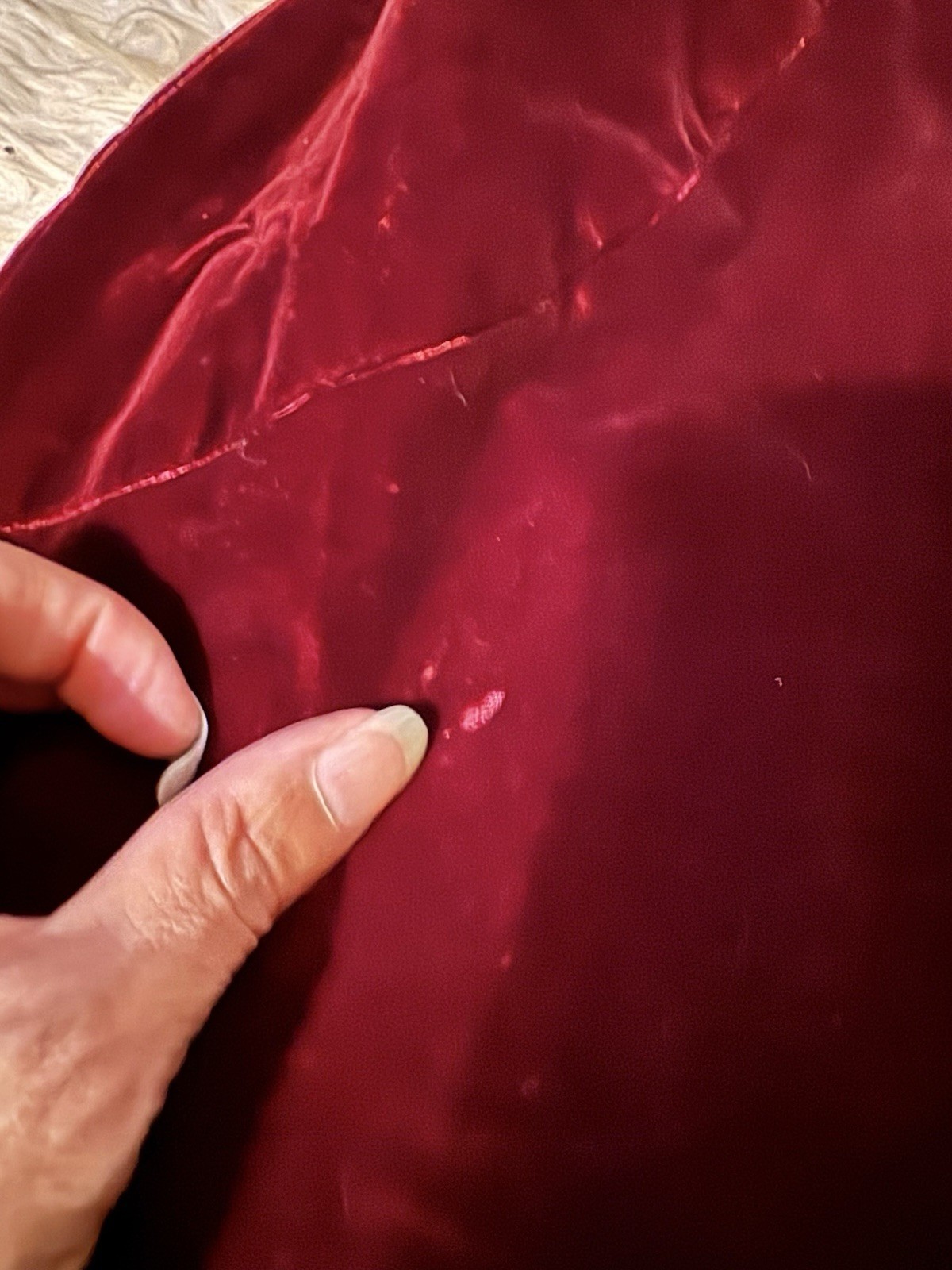 Vtg Victor Costa Strapless Red Burgandy Velvet Dress Bergdorf Goodman S