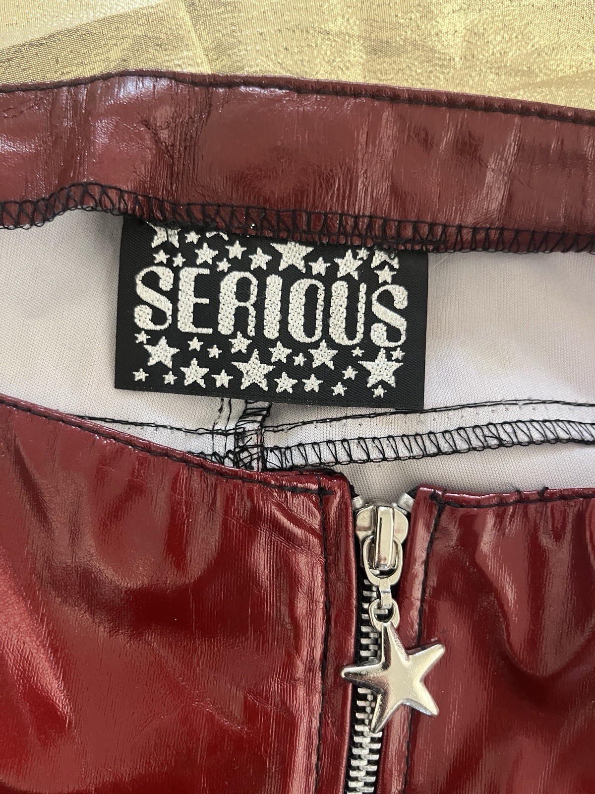 Vintage Serious Vinyl Pants 1990s
