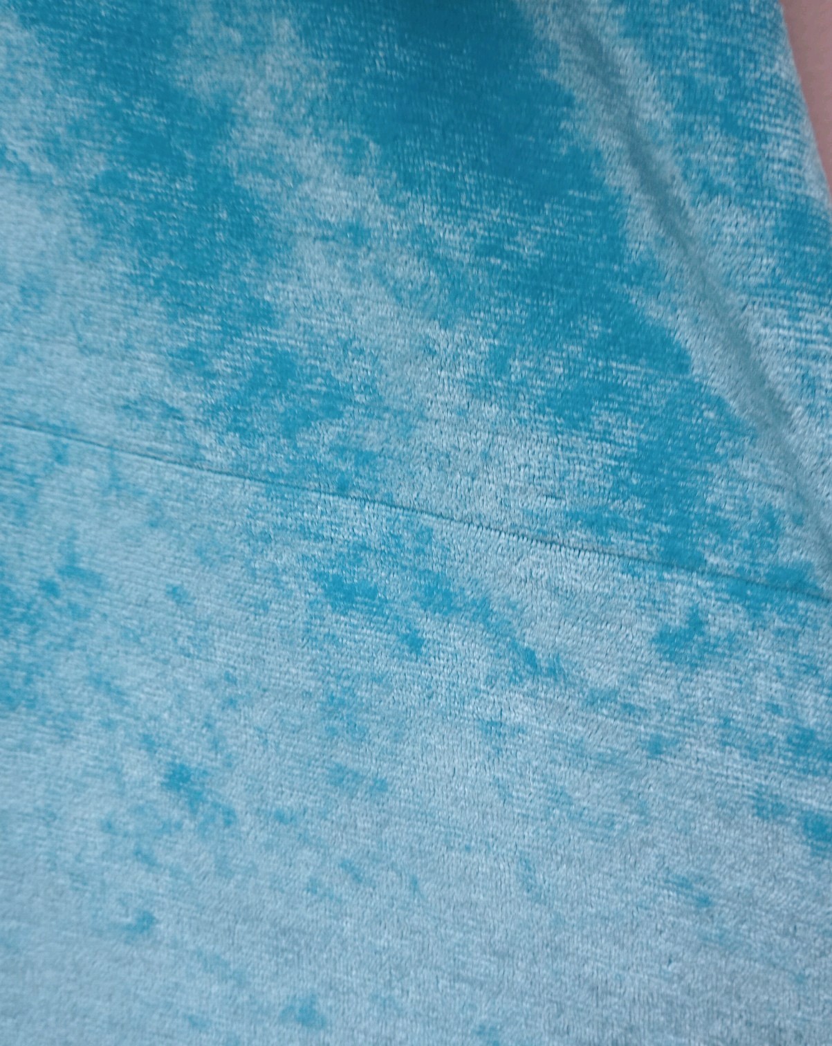 Vintage Niki-Lu Turquoise Velour Nightgown Size M Made In USA