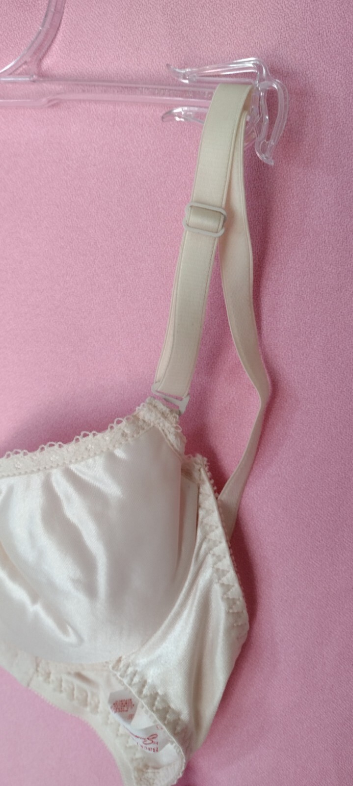 80’s vtg BACKLESS by SMOOTHIE BLUSH UW multiway FOAM PADDED bra 34B