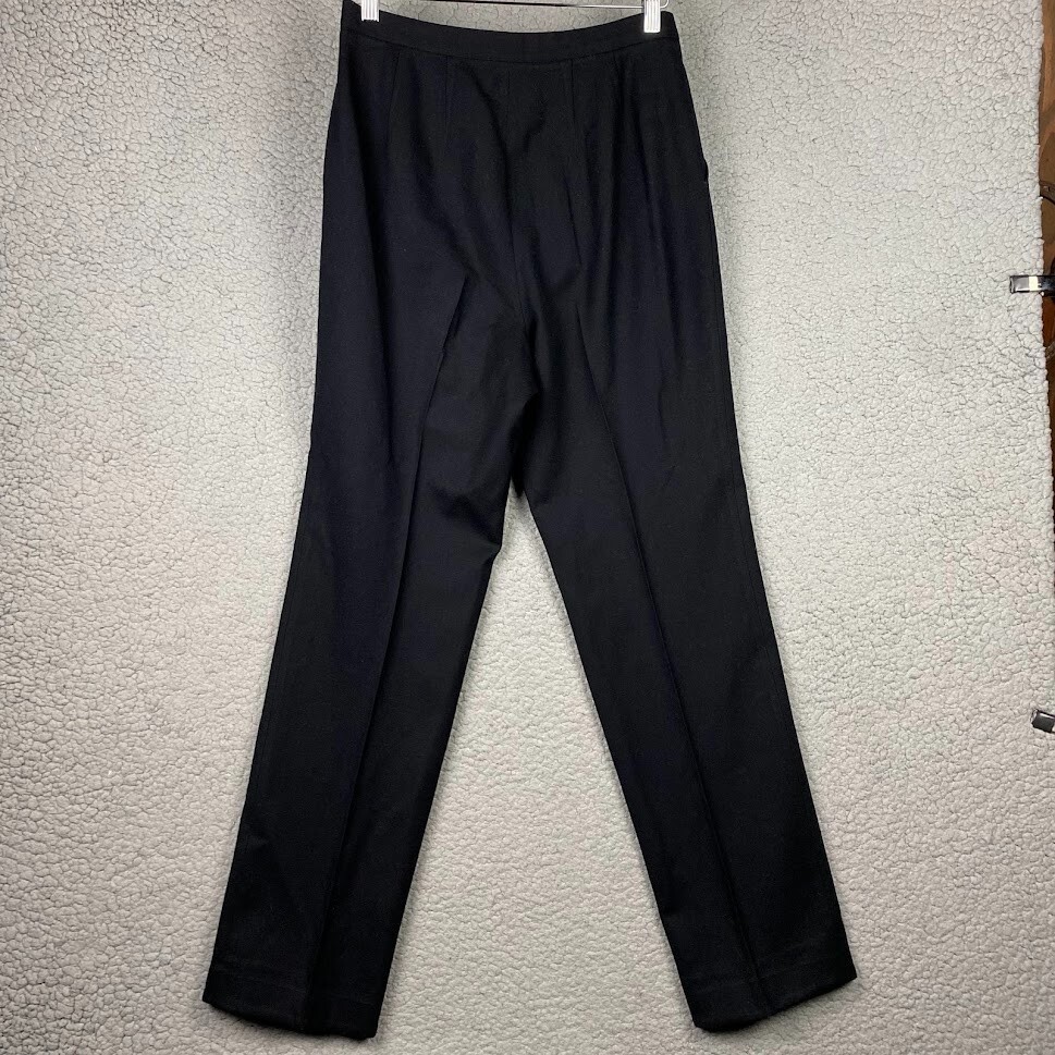 Pendleton Virgin Wool Pants Black Size 10 (29×32) lined Vintage 1980s FLAWS READ