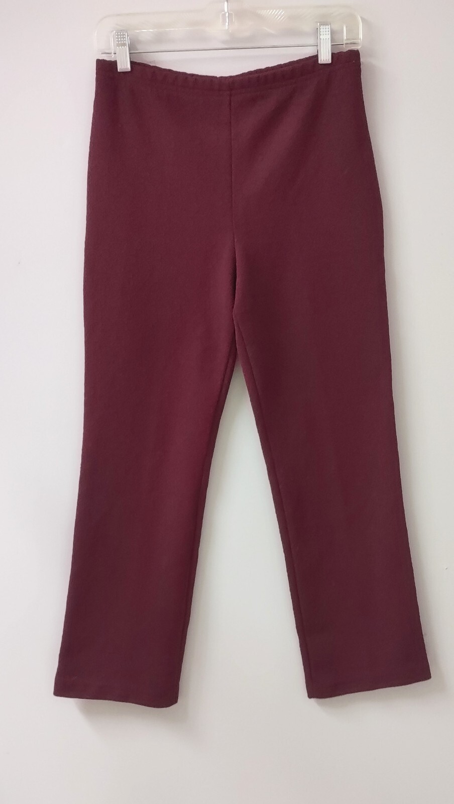 Vintage 60’s Sears Roebuck Burgundy Textured Perma-Prest Polyester Pants S