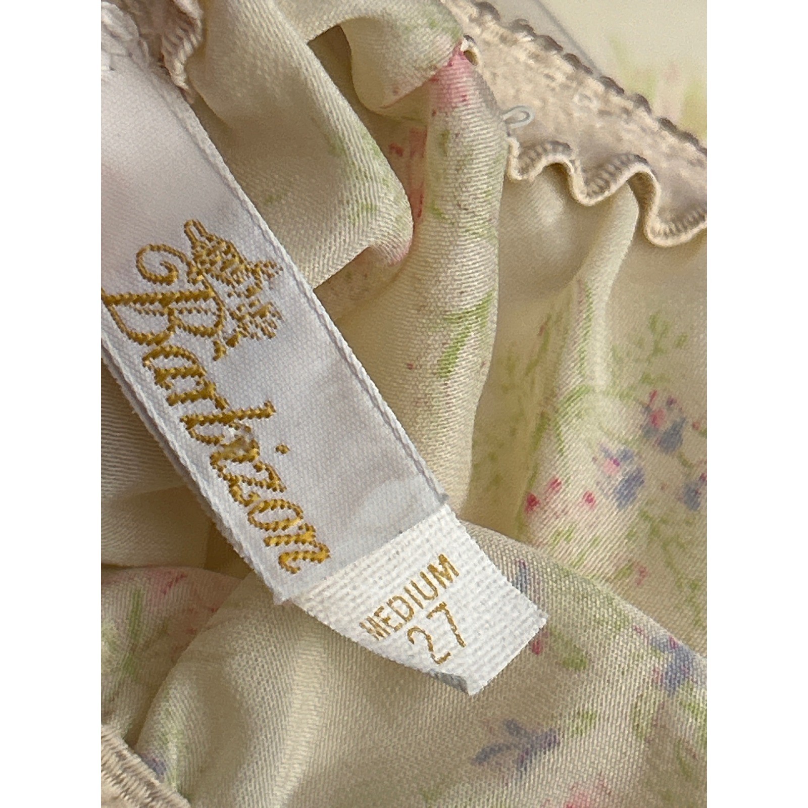 Rare Grail Vintage Barbizon Floral Lace Half Slip Skirt Cottagecore Coquette