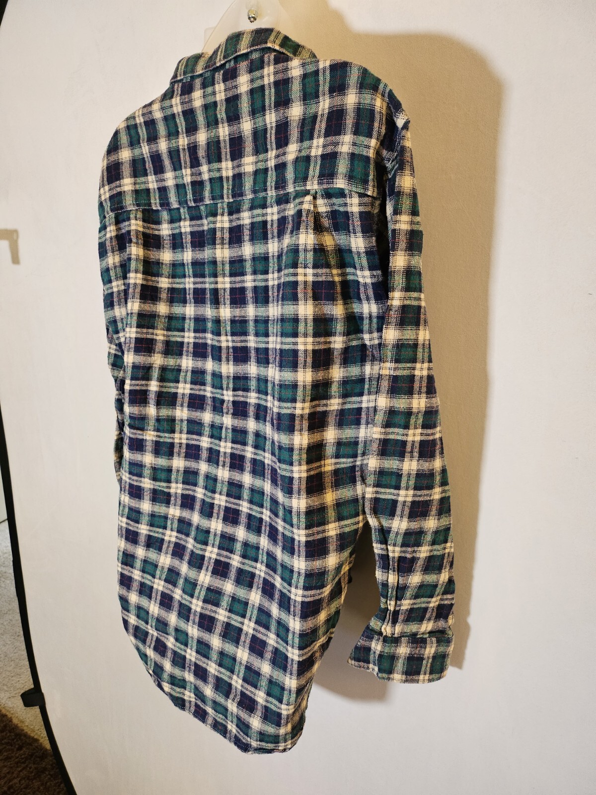 Vintage Bugle Boy ladies flannel shirt size large