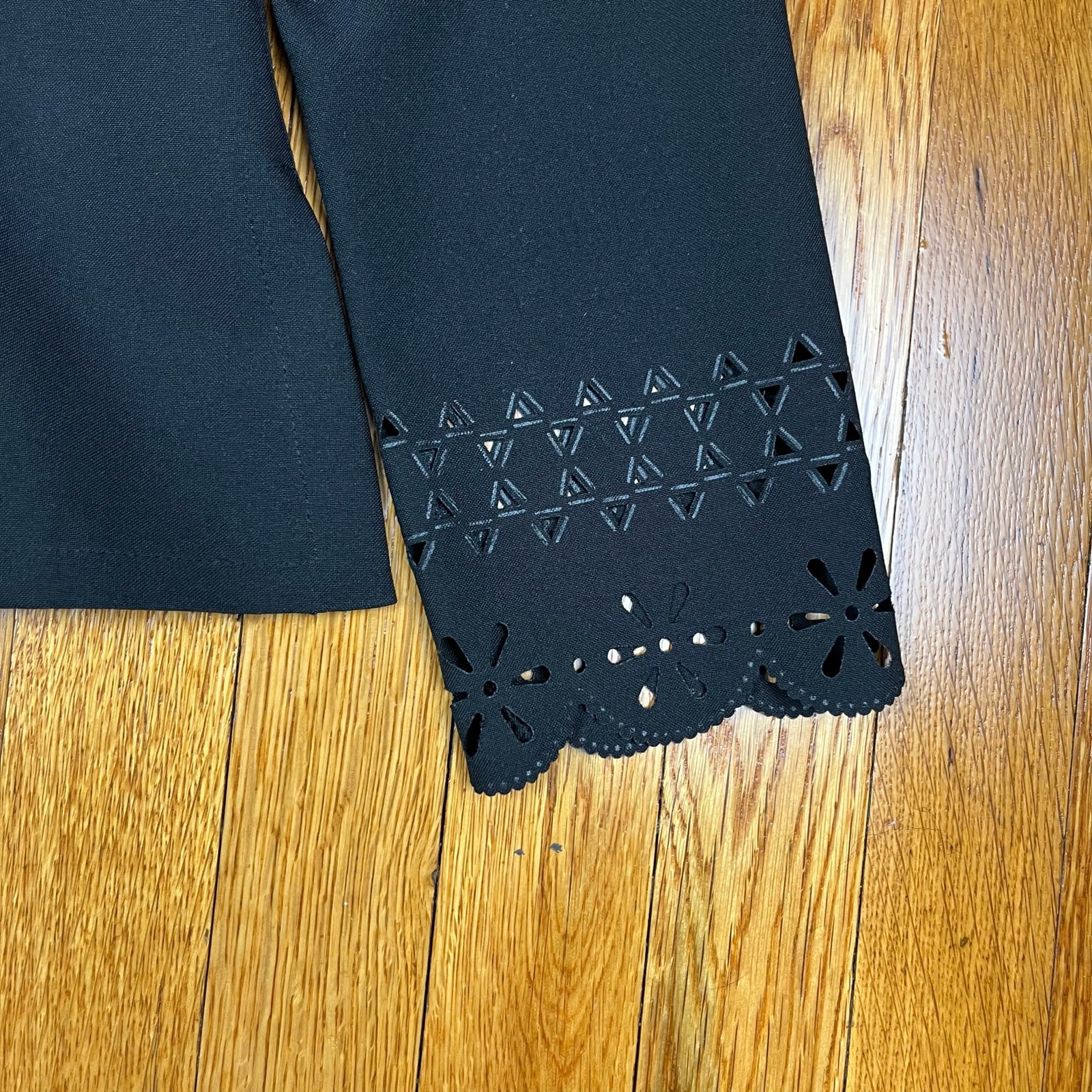 VINTAGE 90S STAR C. C. C. CITY CLOTHING CO BLACK BLAZER WOMENS (M)