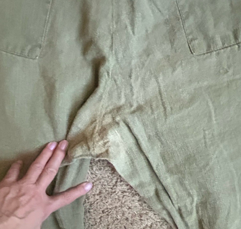 Vintage 100% Hemp Pants XL Sweetgrass Fibers Hippie Boho Dead Flare Soft Natural