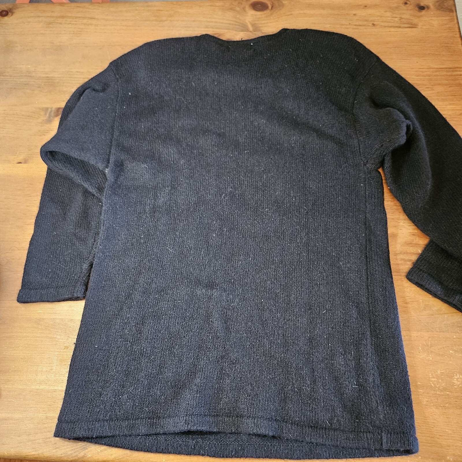 Eminent Vintage 80’s Silk/Nylon/Angora Beaded Tunic Sweater Black & Gold Medium
