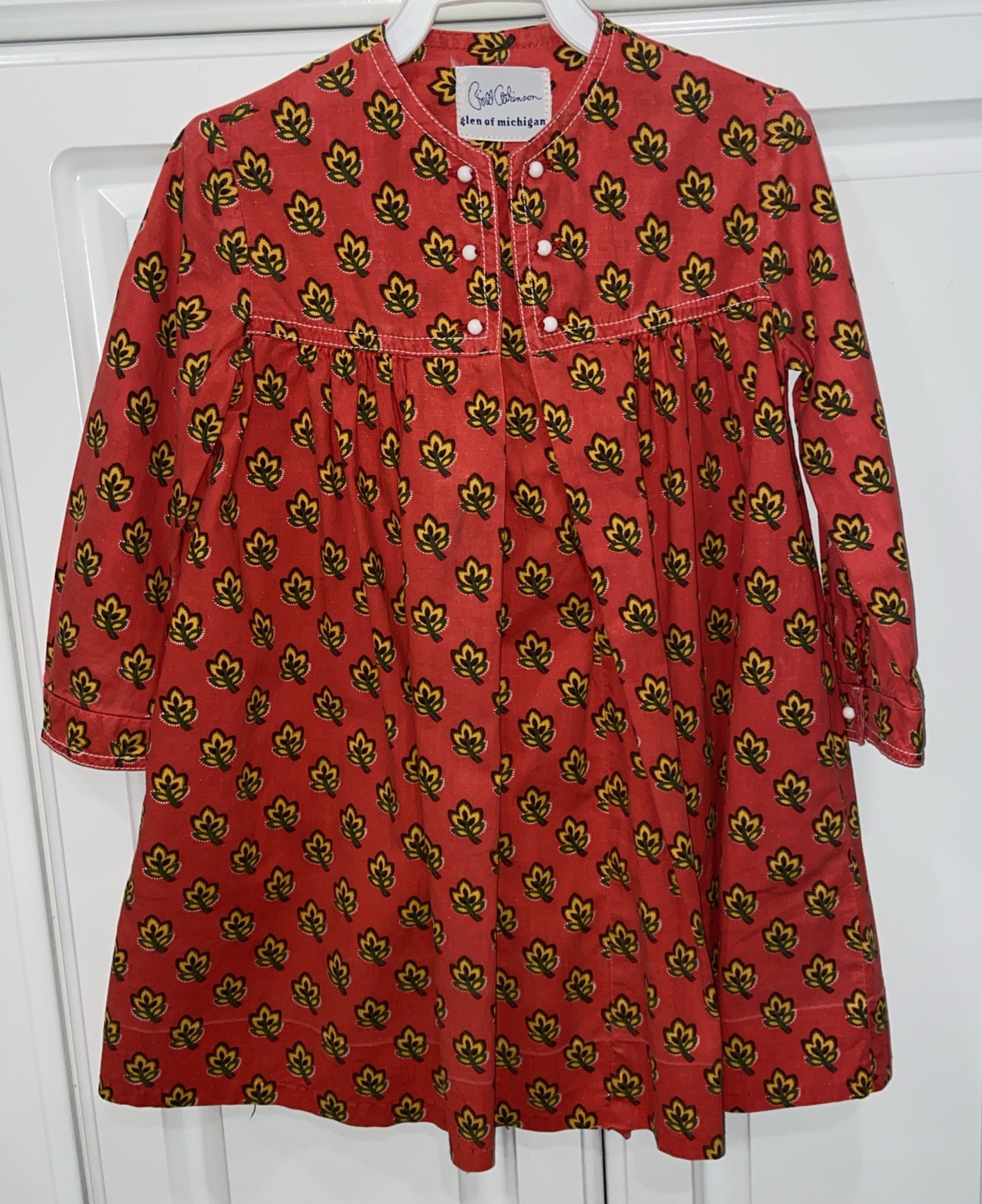 Vintage Bill Atkinson Glen of Michigan toddler/girls Dress excellent condition!