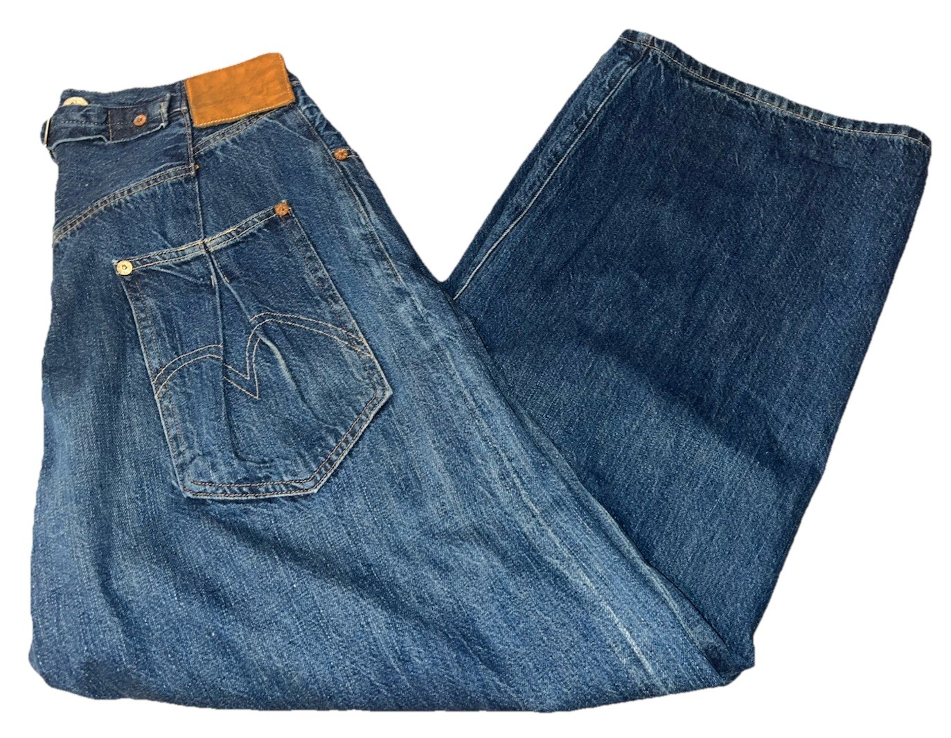 Levi’s Vintage Clothing LVC 501R 1915 Jeans Buckle Back Selvedge Barrel 30 x 25