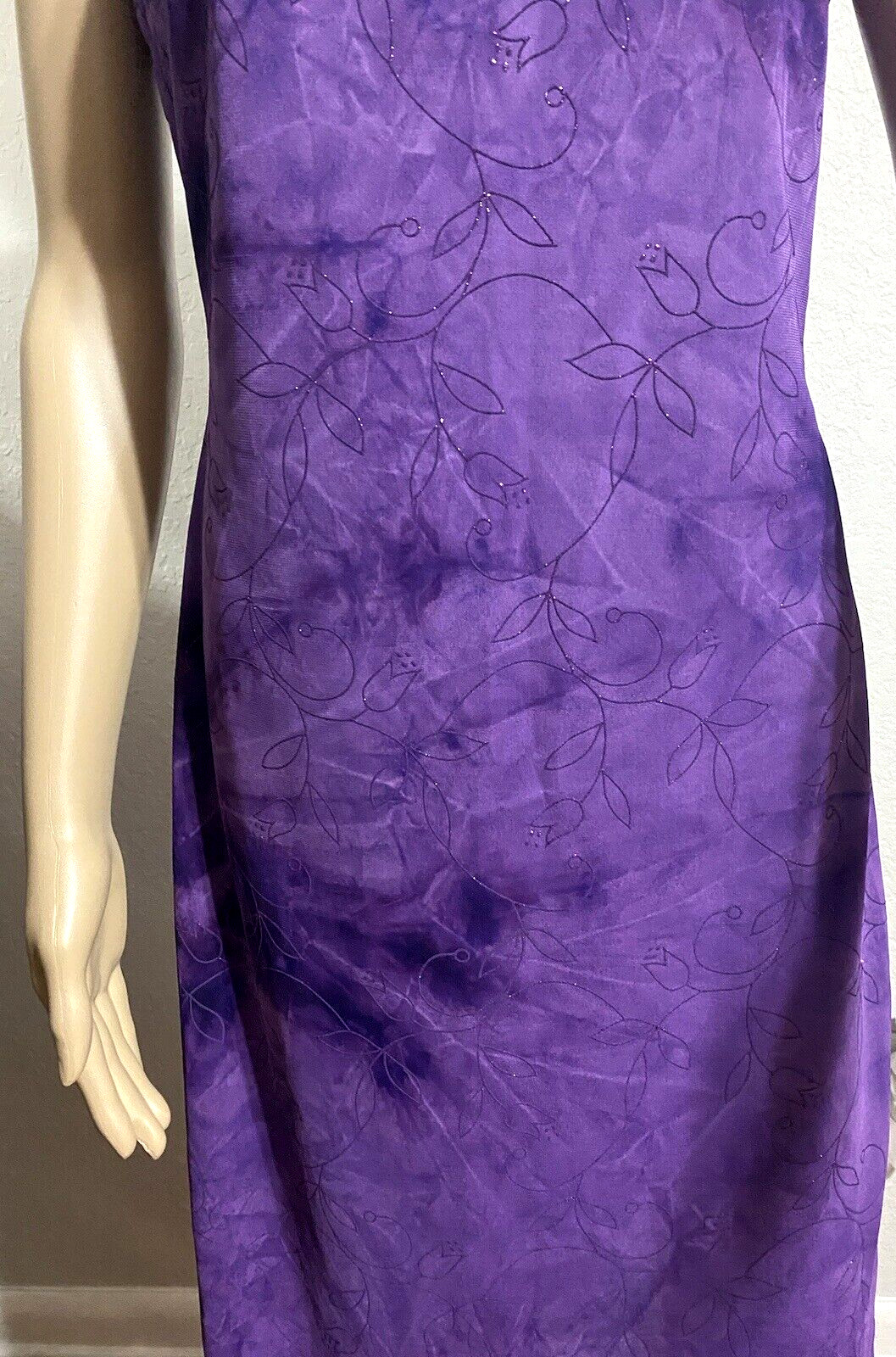Vintage BYER TOO! California Purple Dress Juniors Size Large