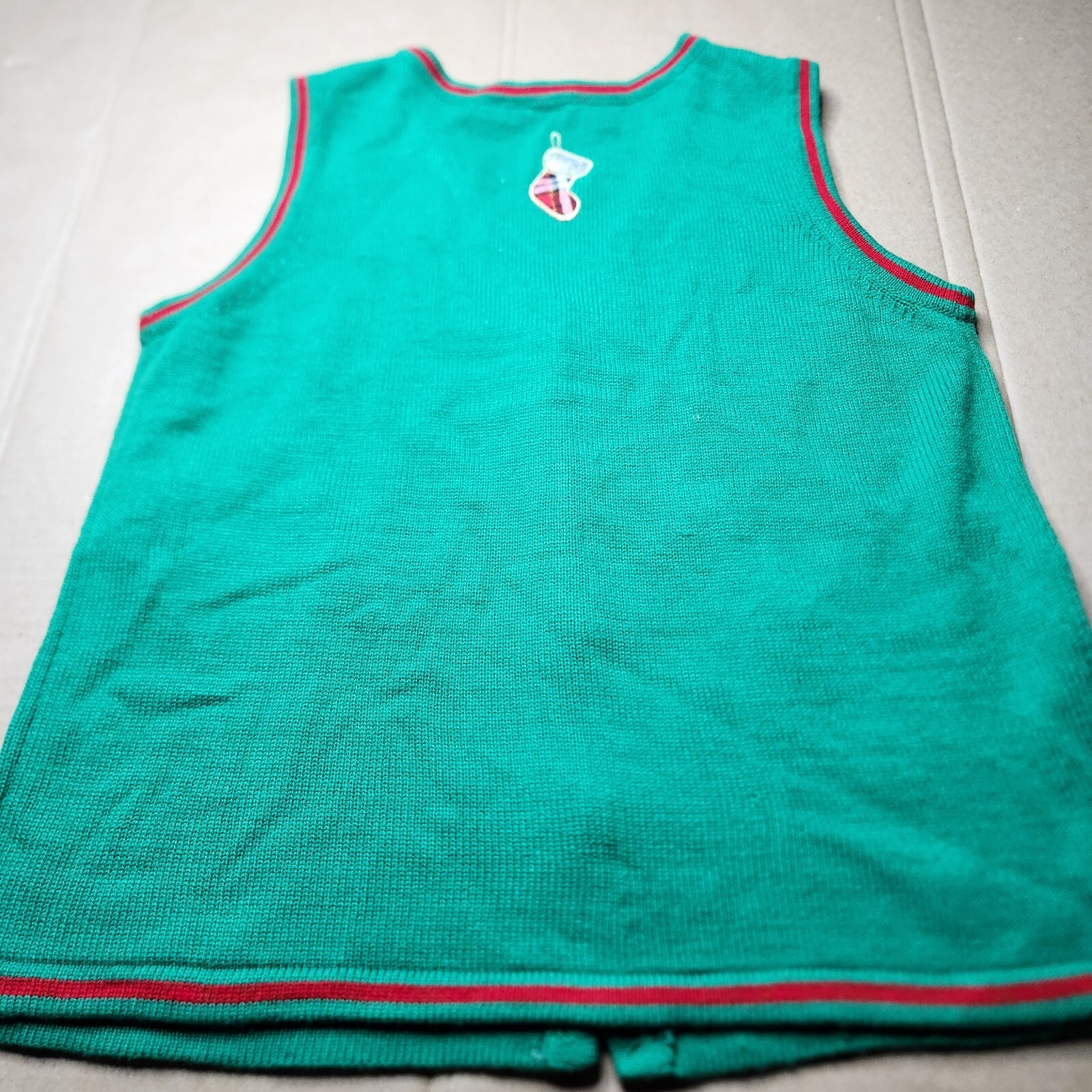 Christmas Sweater Vest Womens XL Holiday Time Snowman