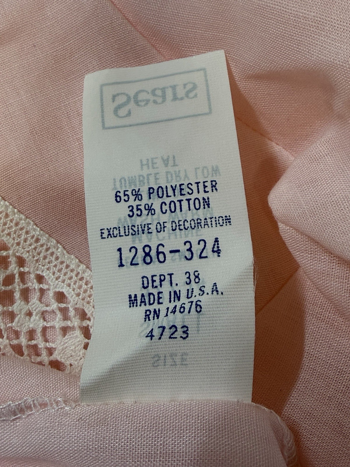 Vintage Sears Hospital Nightgown Open Back Size Small Set Of 3 Pink,Blue,Yellow
