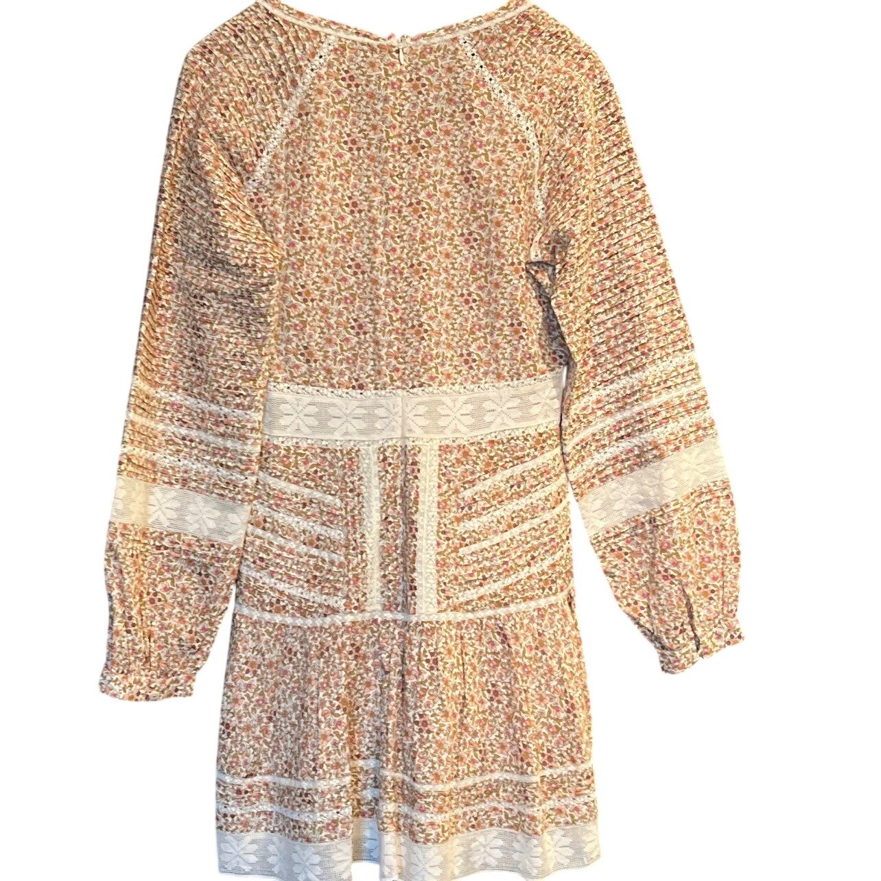 Veronica Beard Addilyn Floral Lace Prairie Boho mini Dress Sz 8 Read EUC