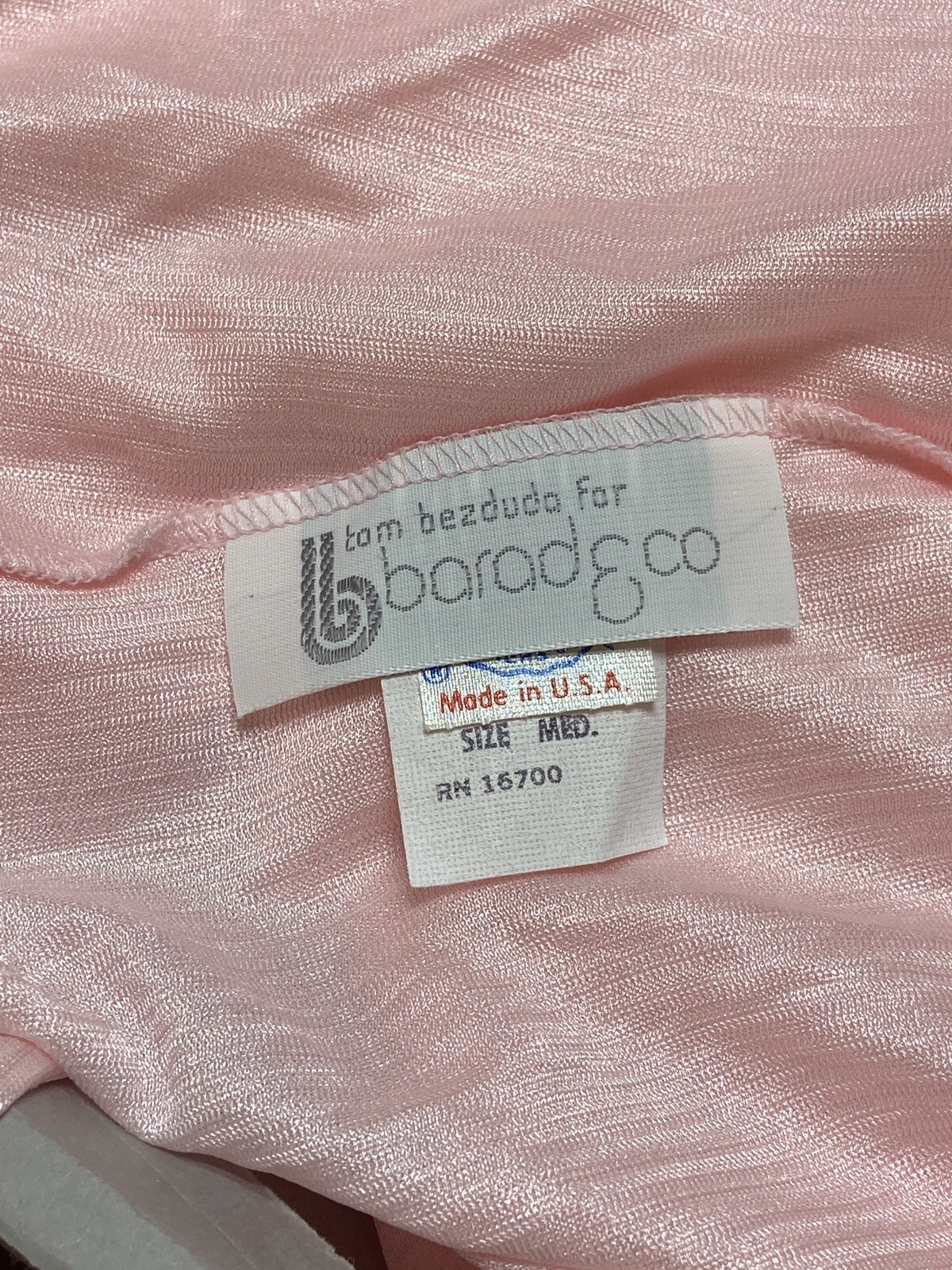 Tom Bezduda For Barad & Co Long Pink Nightgown (Small) Lingerie With Robe (Med)