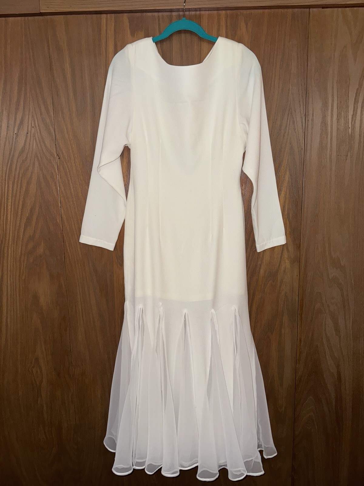 Vintage 1990’s ABS Cream Cocktail Dress Size 10 Elegant