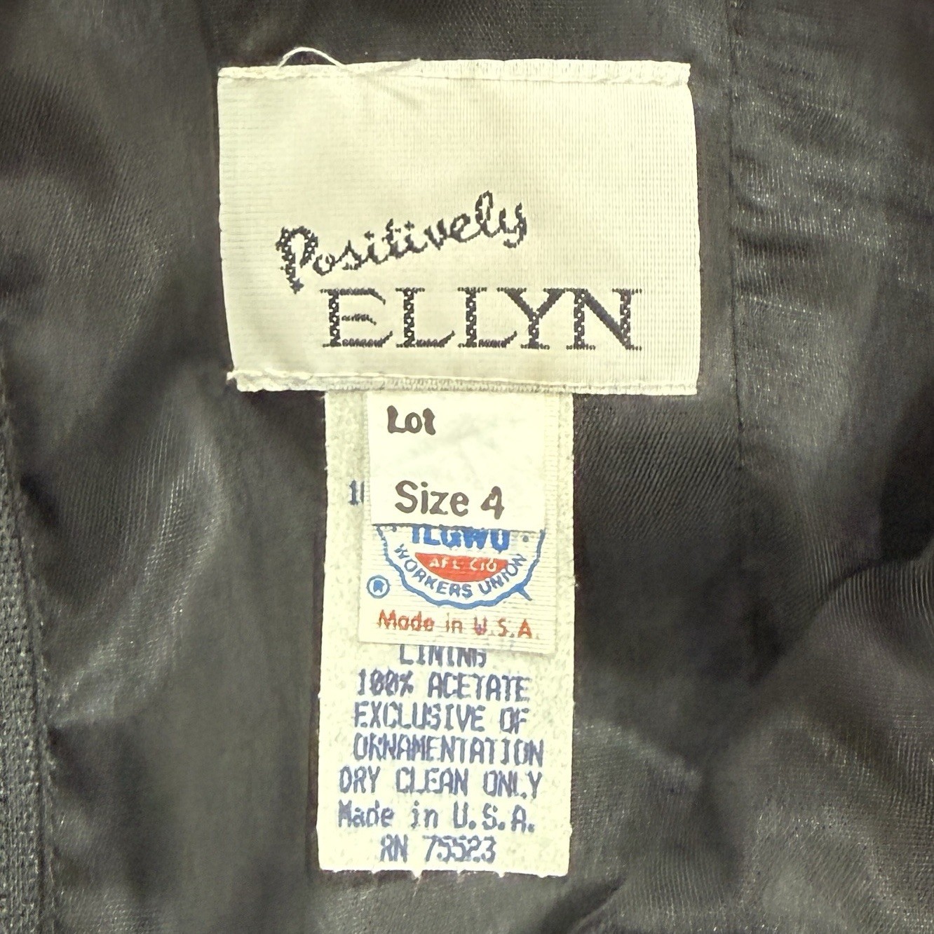 VTG 90s Positively Ellyn Dress Womens 4 Bow Coquette Prom Union Made Rhinestone
