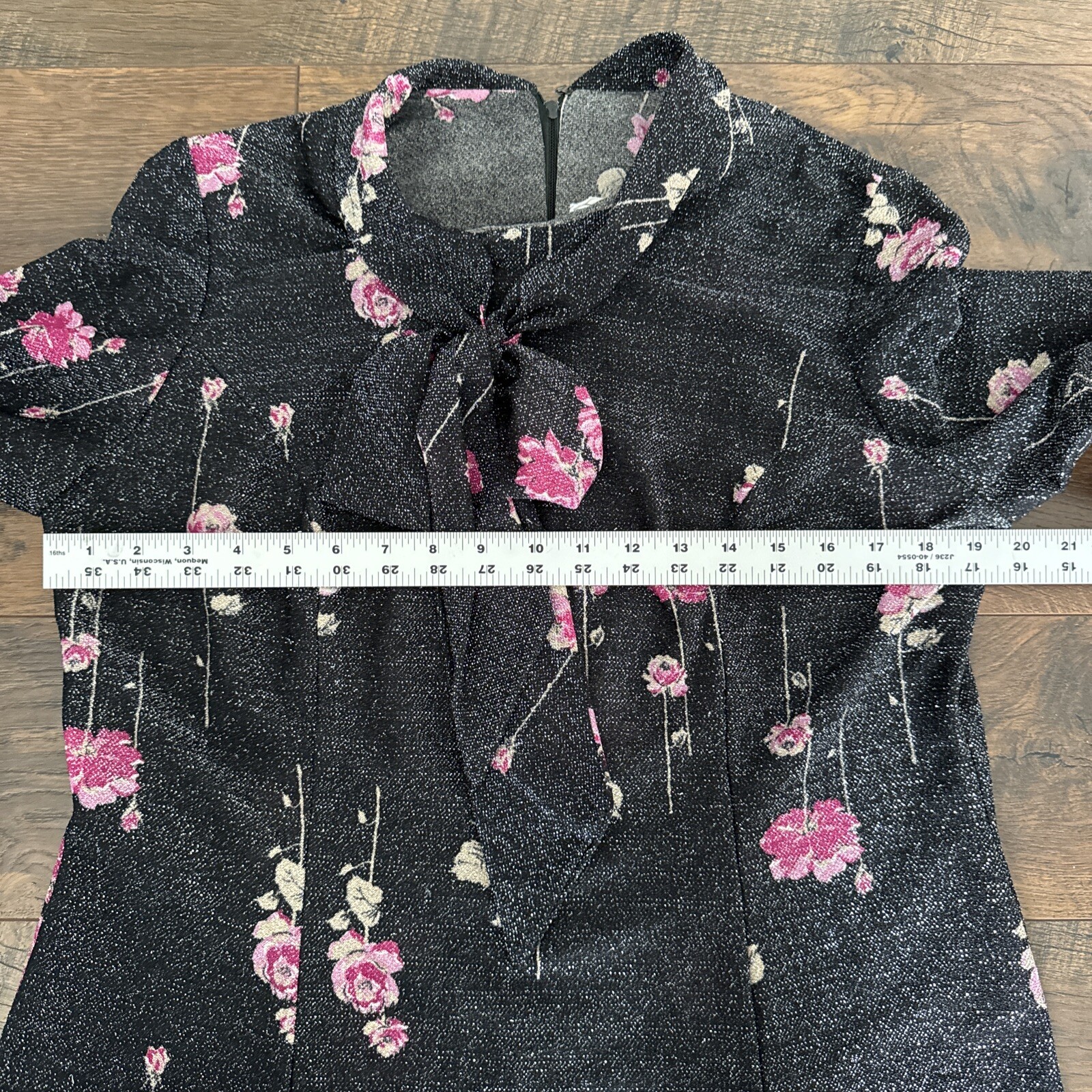Mary Roberts New York Skirt Set Blouse Skirt Size 20.5 Vintage USA Unique C2