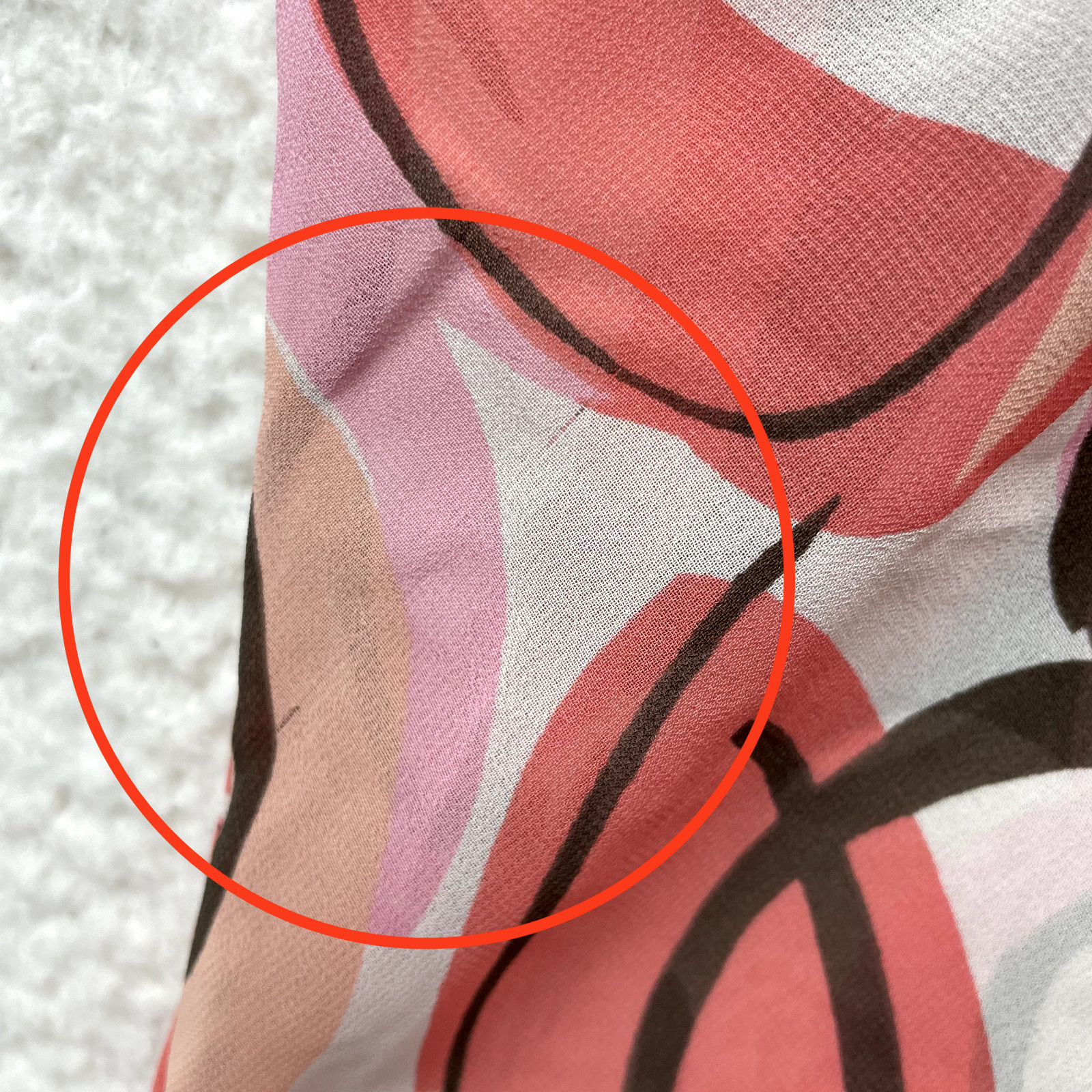 Y2K Vintage Mesh Top XS Pink Abstract Floral Pattern Corpcore Office Chiffon