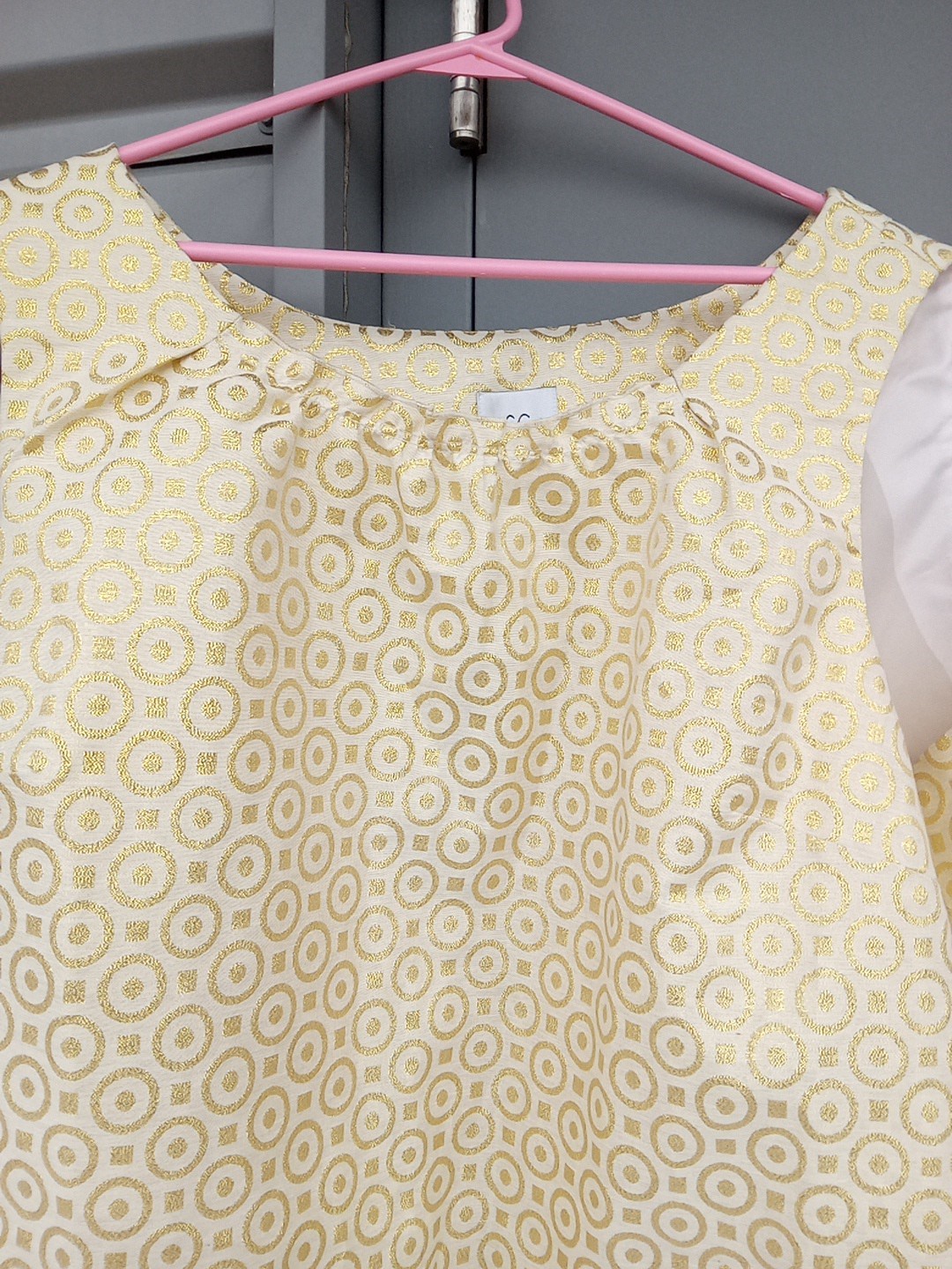 Vintage 90’s Sarah Campbell Tafetta Pullover Dress Size 22, New With Tags!