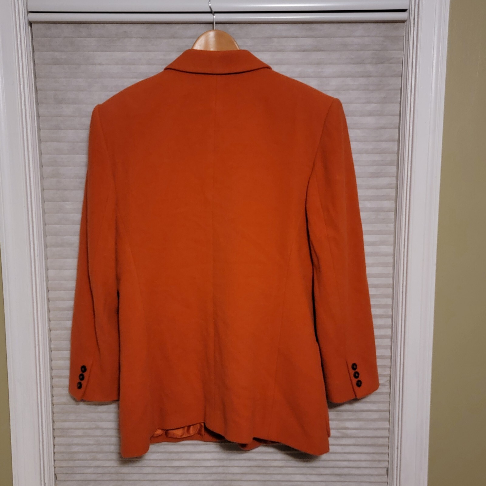 VTG Liz Claiborne Collection Blazer Jacket Women 16 Orange Oversized Lagenlook