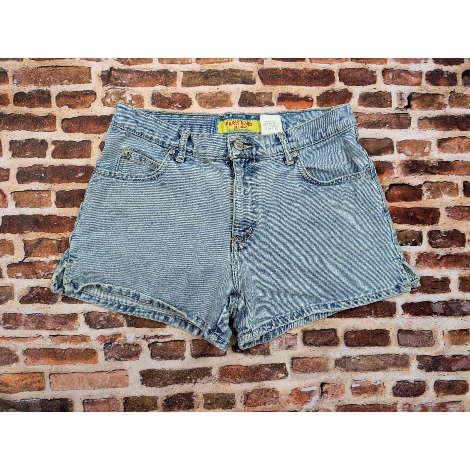 Vintage 90’s Y2k Jean Shorts Distressed Denim Short Shorts Paris Blues Size 7