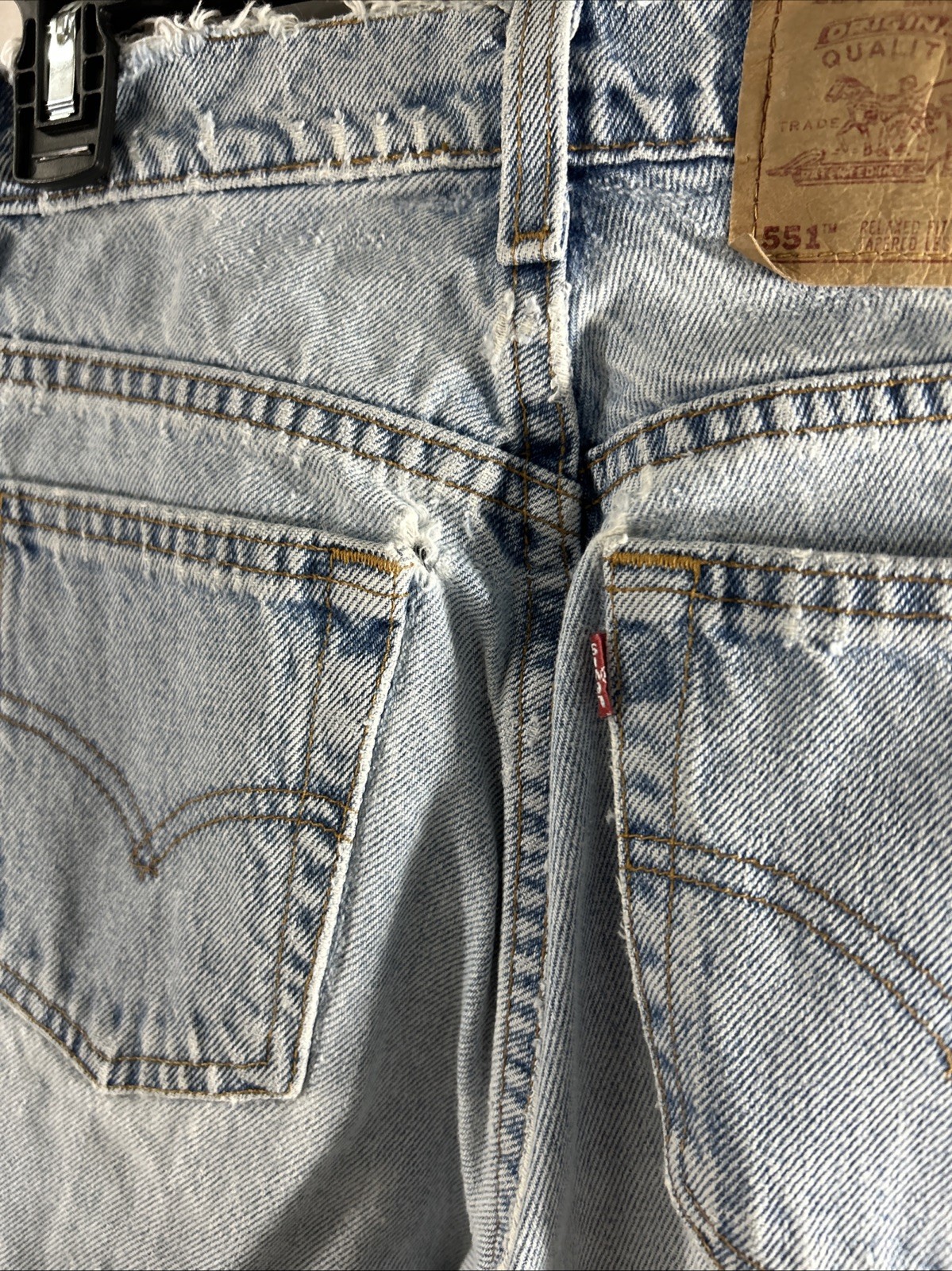 Vintage 90’s Levi’s 551 Relaxed Fit Jeans High Waist Mom Women’s Sz 8 Med