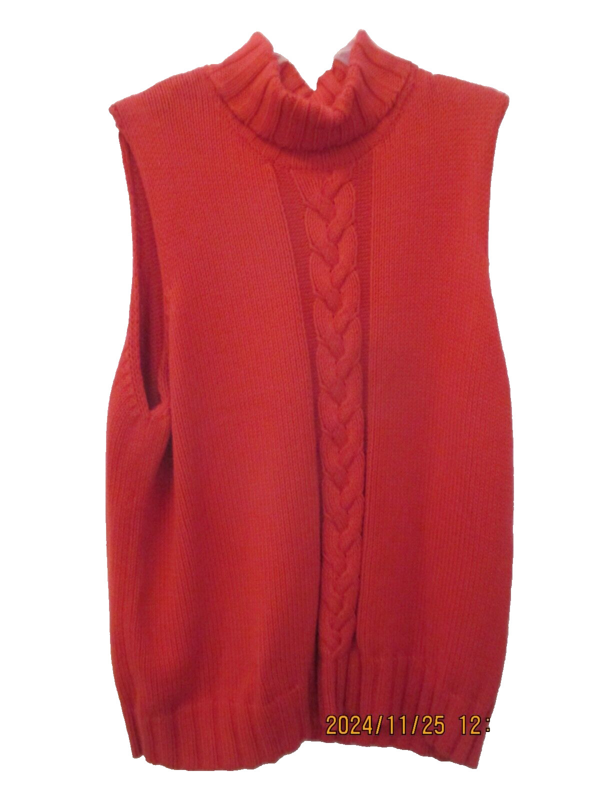 Vintage Women’s Plus Size 2X 20/22W Paprika Melrose Studio Sweater Rustic Charms