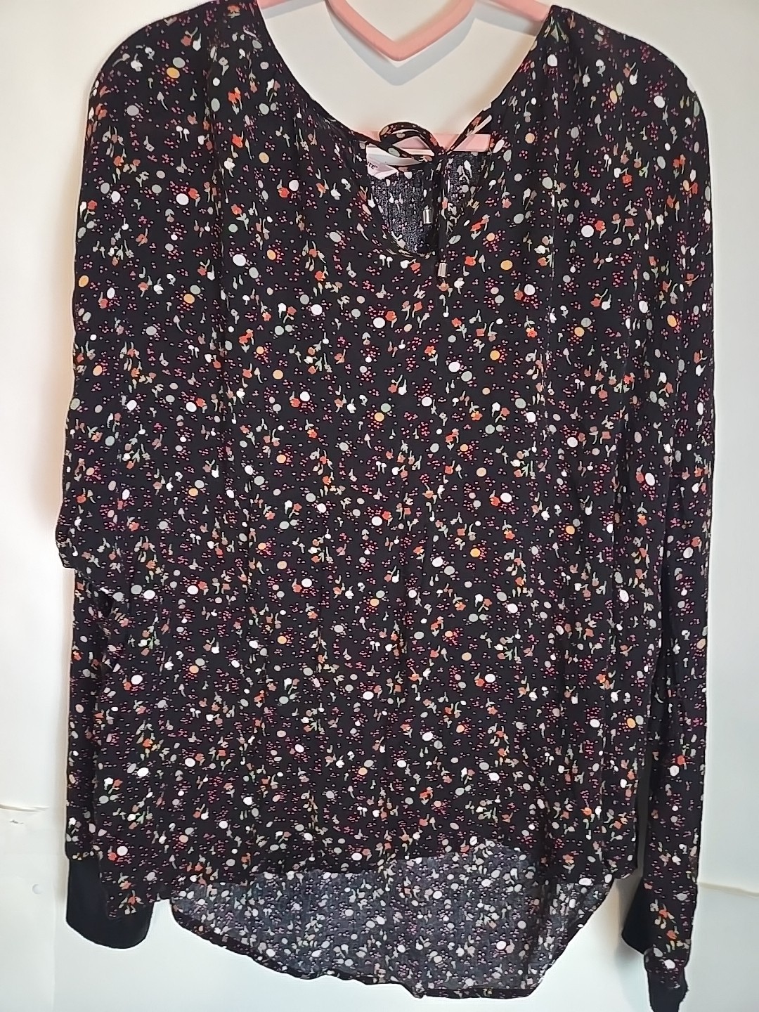 Vintage Y2k Juicy Couture Grannycore Blouse L/s Cottagecore Size 2xl Floral