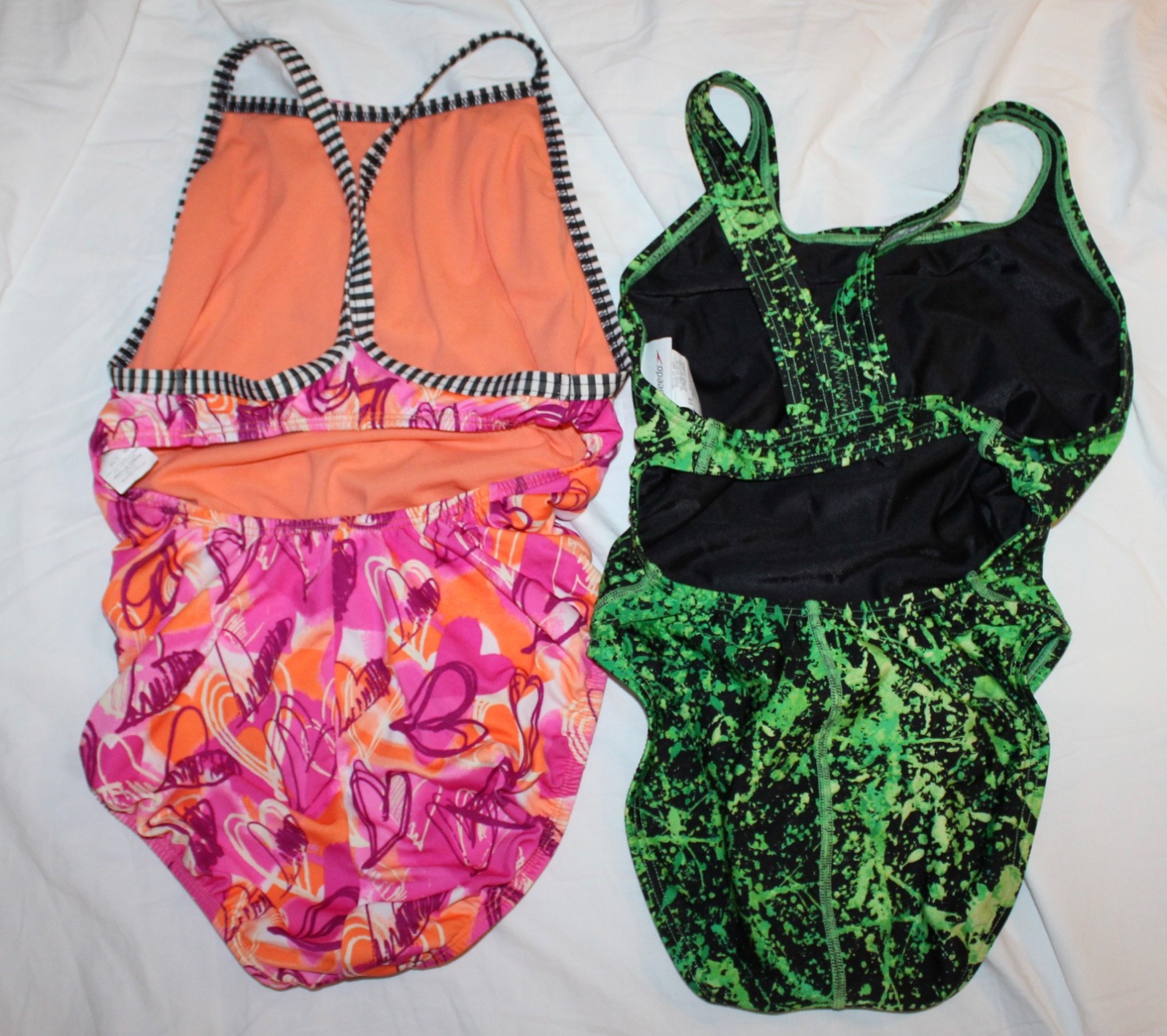 Vintage swimsuit bathing suit lot 80- 90s 1 piece maillot 10 items clearance