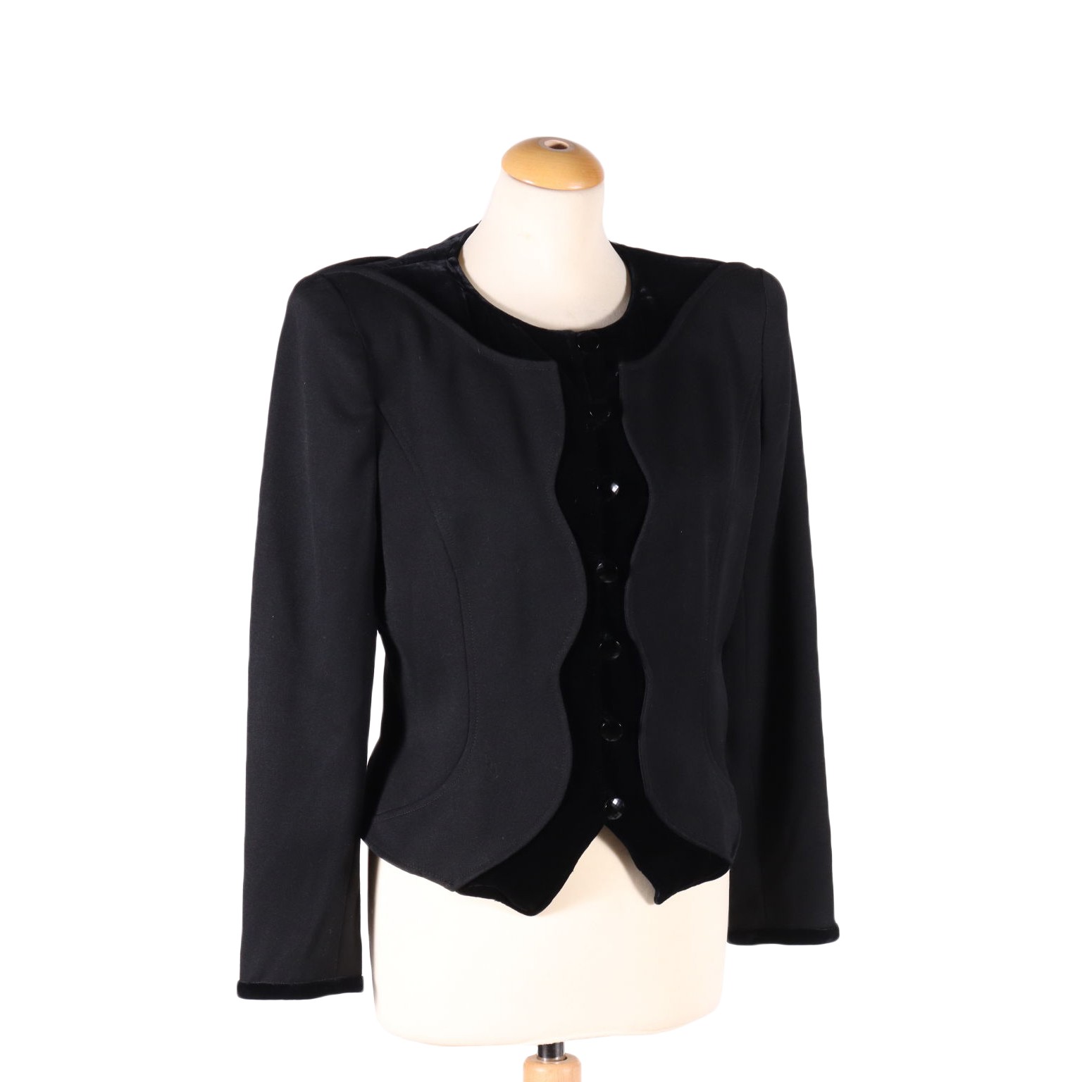 Ungaro Vintage Woman Jacket Velvet Wool 1980 – 1989 France