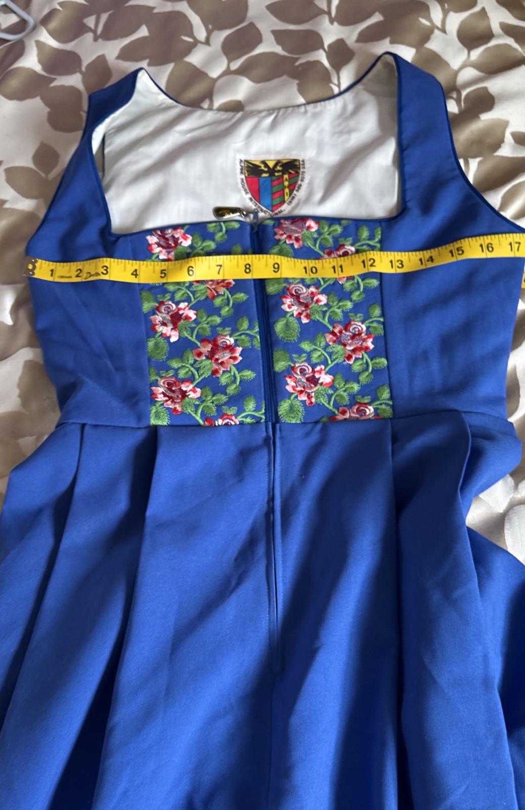Alpine House International Women’s Authentic Vintage Bavarian Dirndi Dress 12