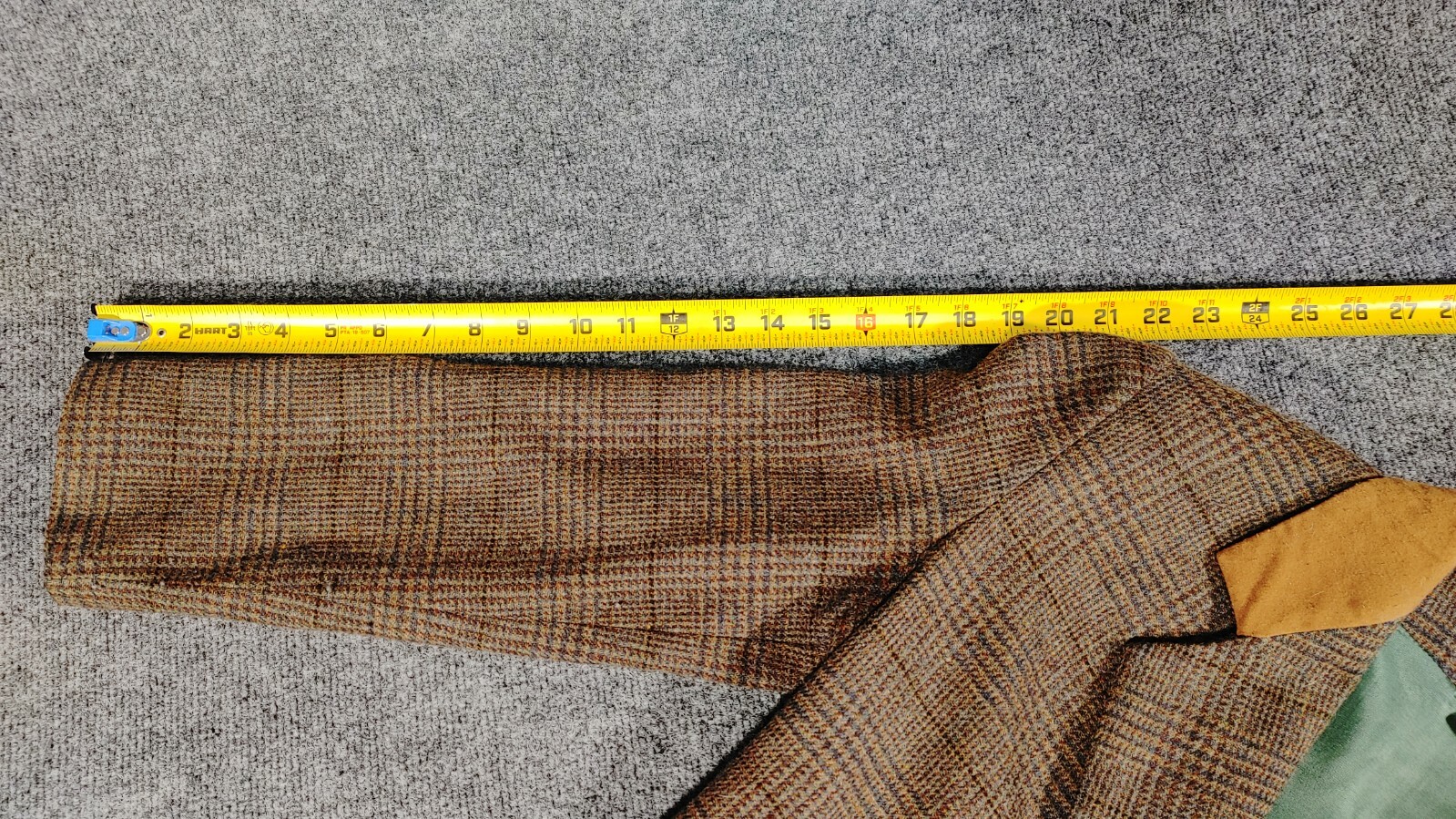 Rafael Women’s Lined Jacket Blazer Coat Brown Green Blue Tweed 1 Button Size 10