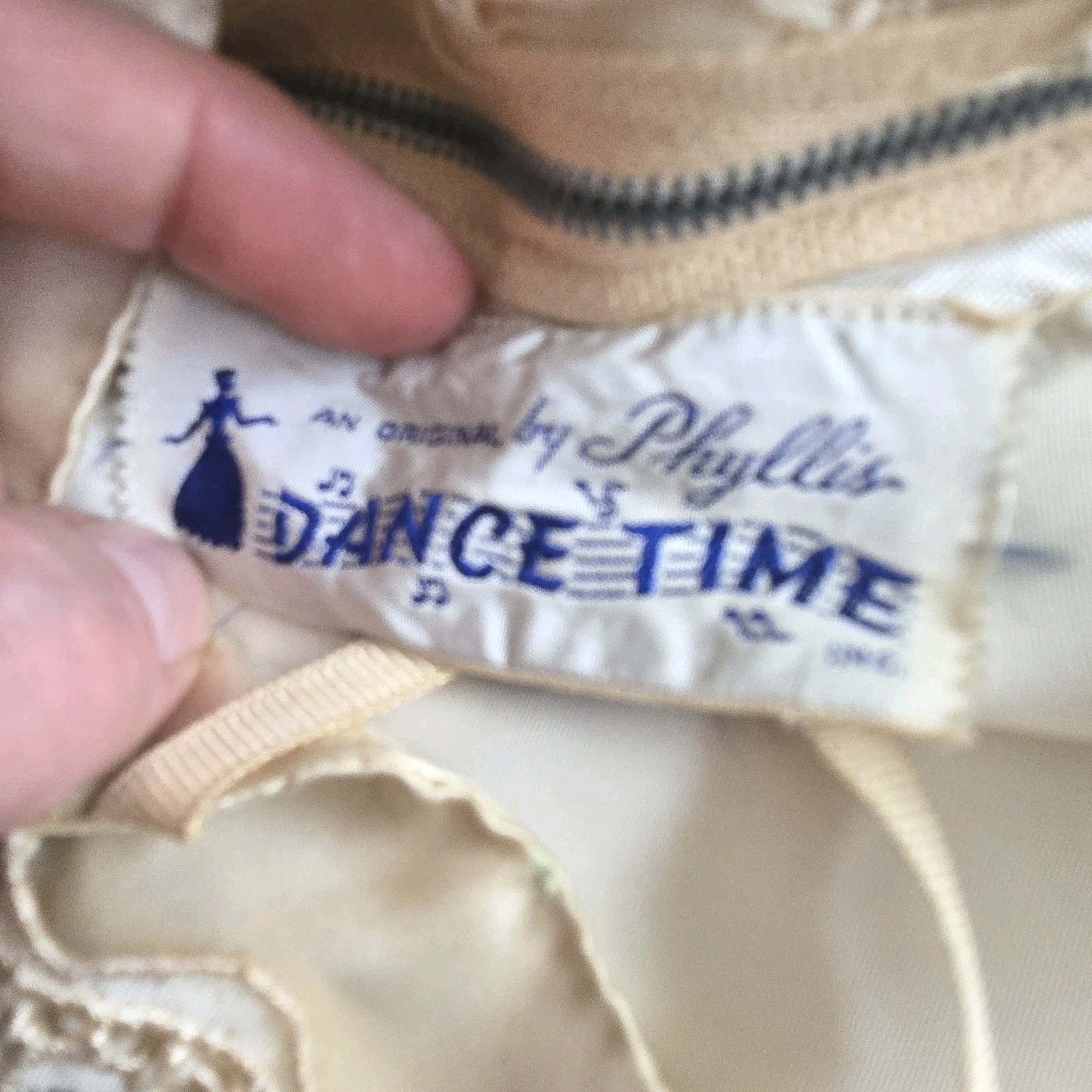 Vtg 50s Tulle & Sequin Party Dress By Dance Time, XS/2/Juniors, Formal, Bridal