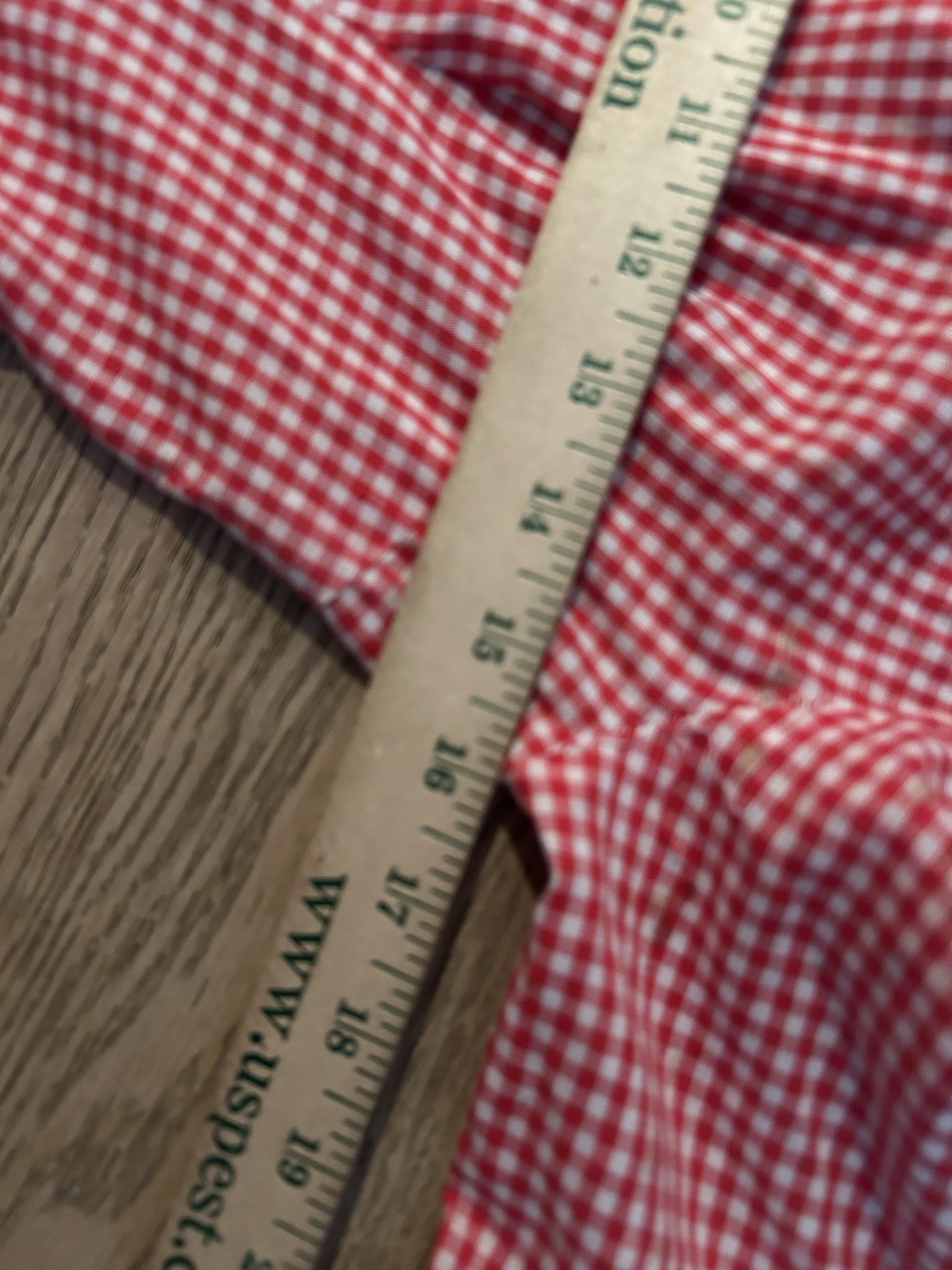 Vintage 1970’s Dress Women’s Red Gingham Western Cowgirl Prarie