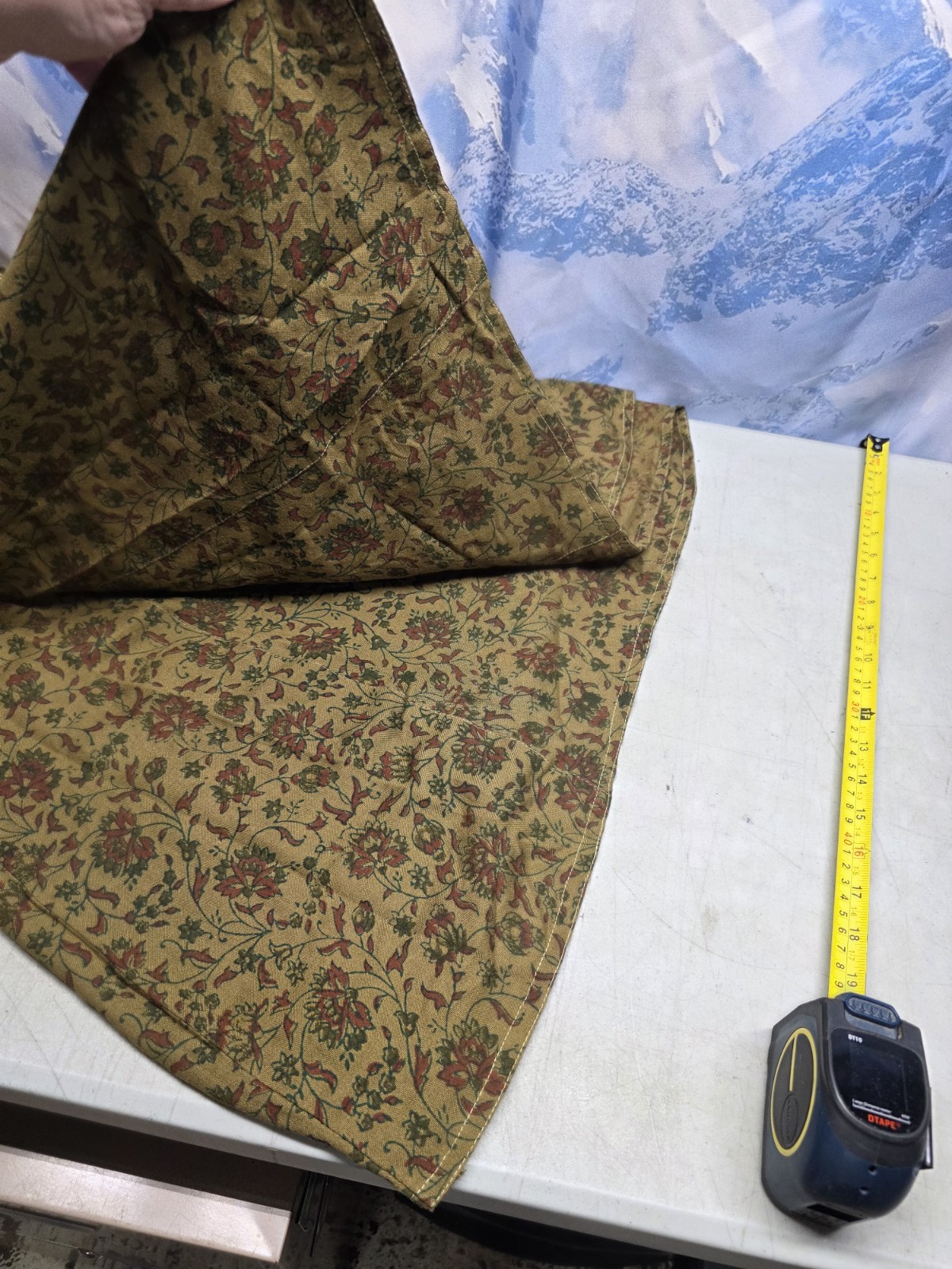🔥 VTG Handmade Folk Art Dress Mirror Work Shisha Embroidery Floral Block Print