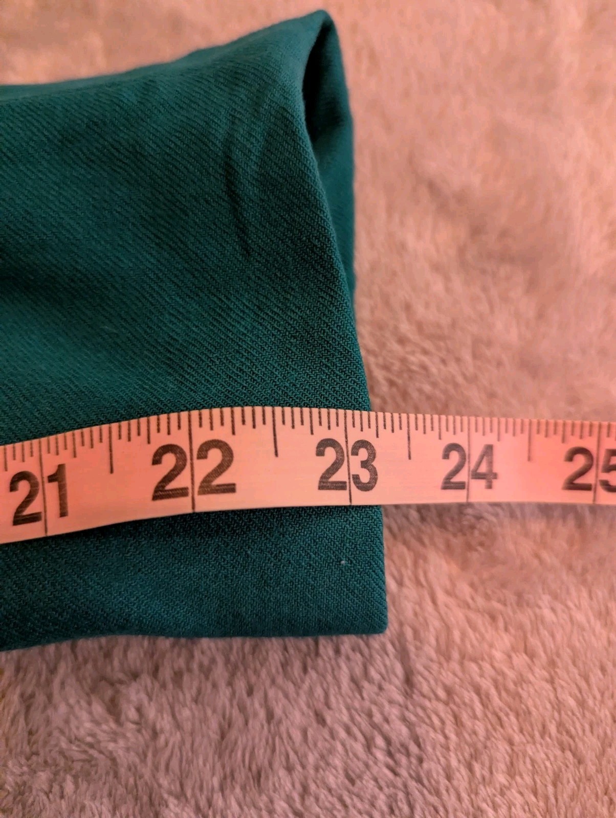 Vintage 1980s Saville Teal 100% Wool Blazer Jacket Button Up Medium Large