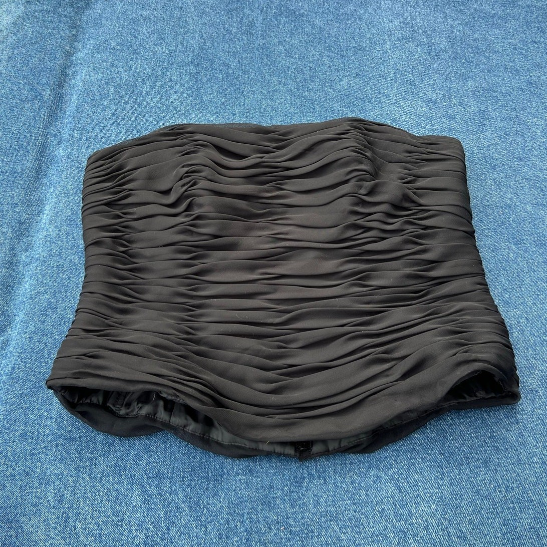 90s Impression strapless bustier corset top