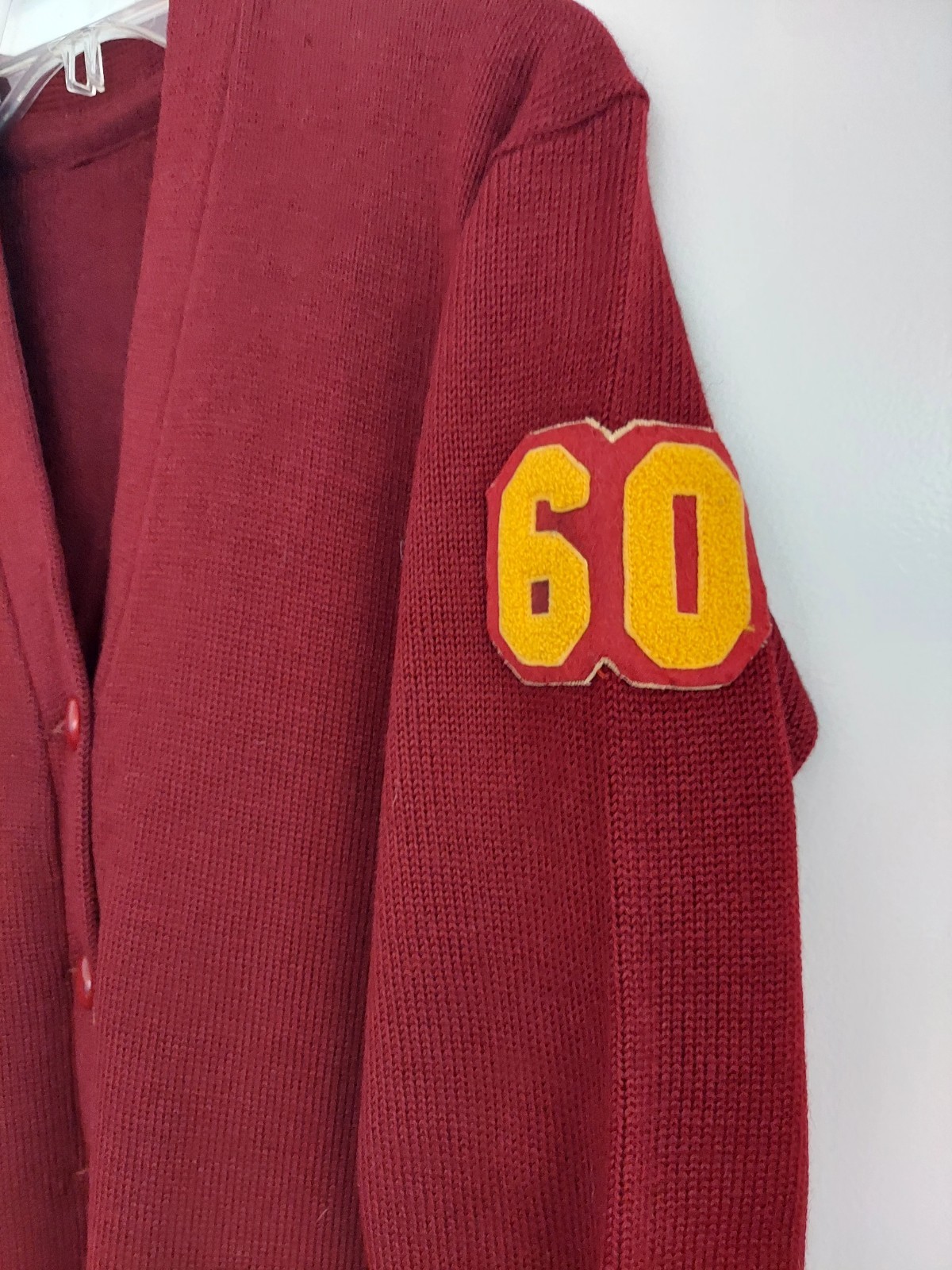 Vintage 1959 California Wool Varsity Letter Sweater with Original Pins